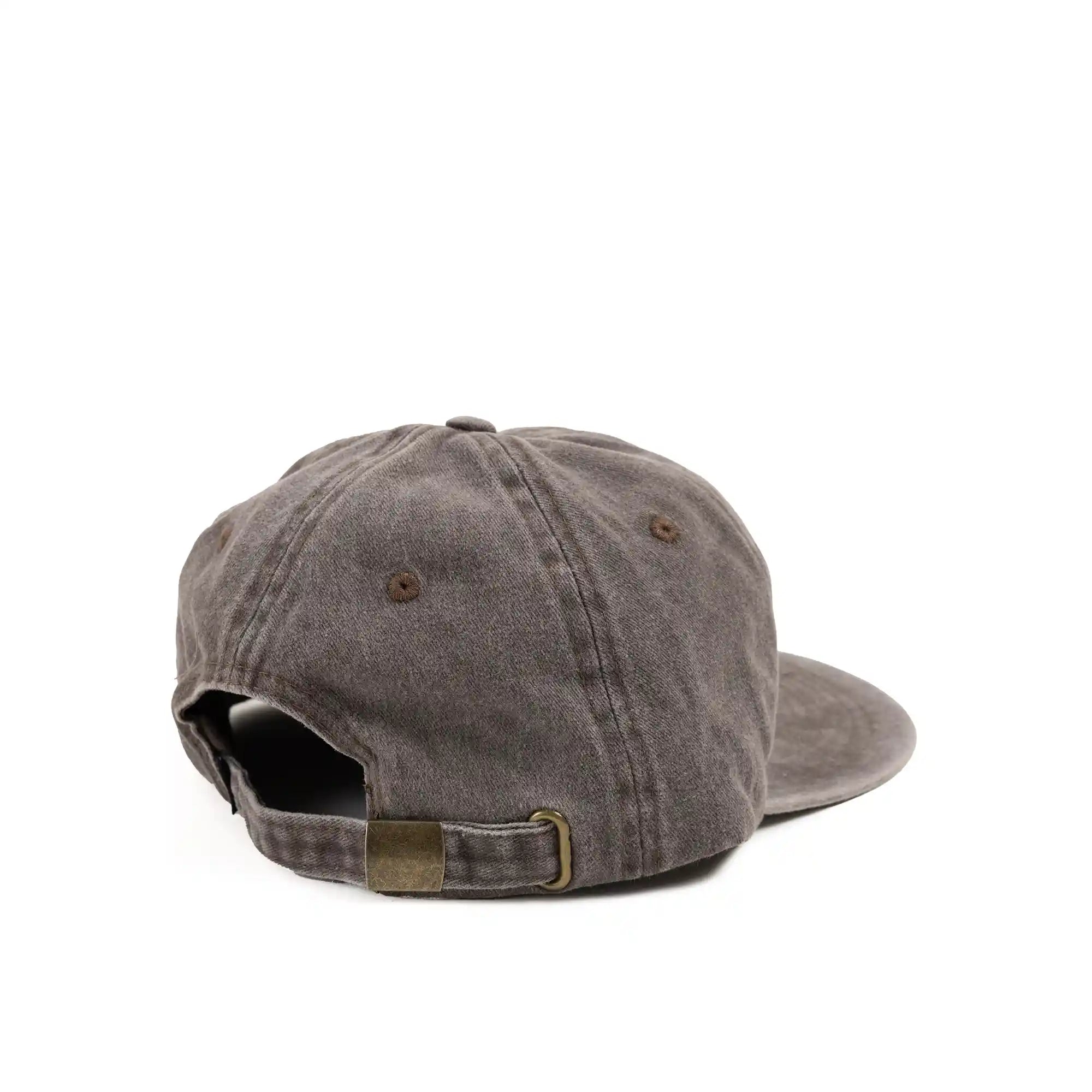 The Quiet Life Middle Of Nowhere 6-Panel Hat, vintage brown — available at Norwood
