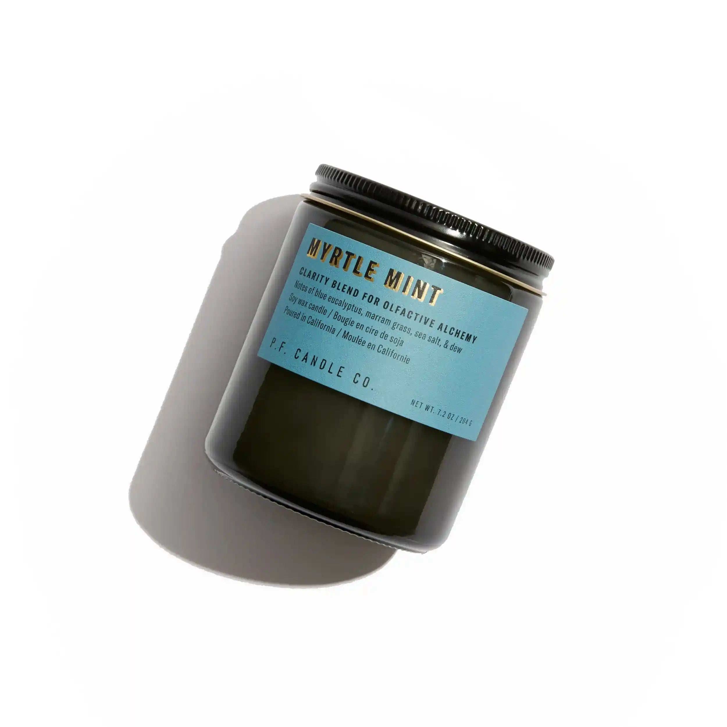 P.F. Candle Co. Myrtle Mint Alchemy Soy Candle- 7.2 Oz