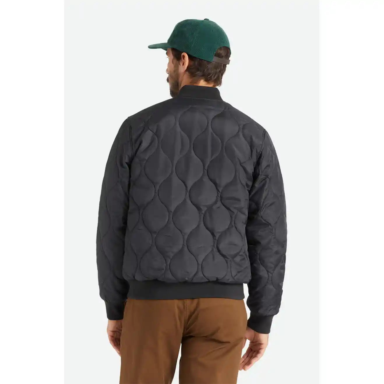 Brixton Dillinger Quilted Bomber Jacket — available at Norwood
