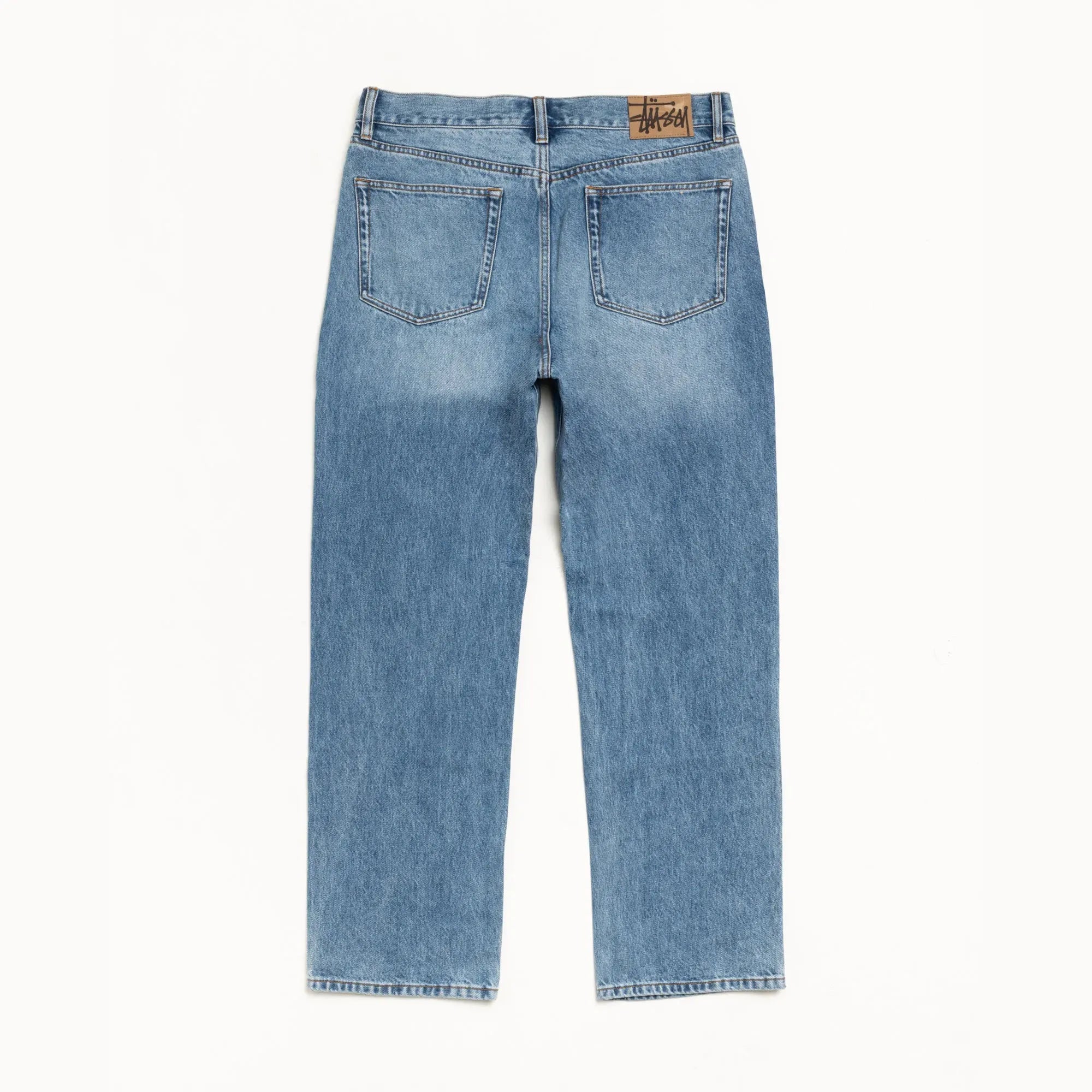 Stussy New Classic Jean Denim, indigo stone wash — available at Norwood
