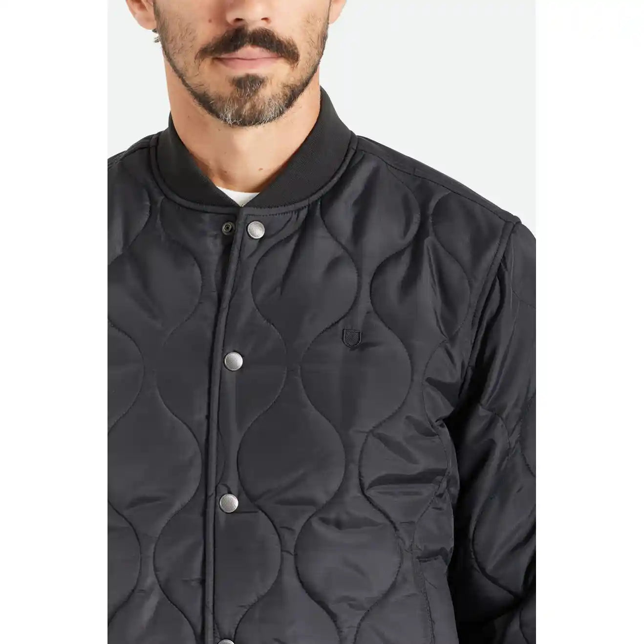 Brixton Dillinger Quilted Bomber Jacket — available at Norwood