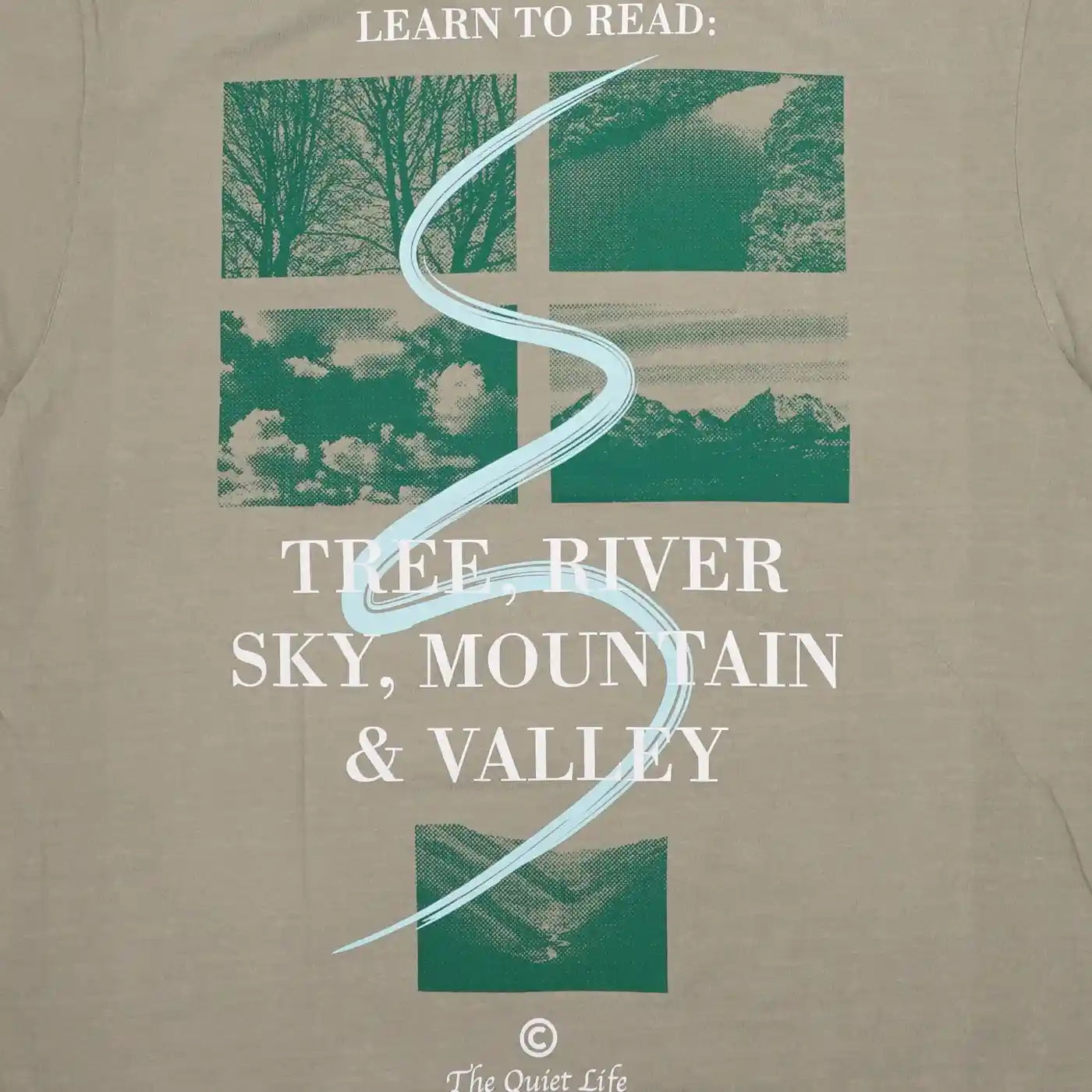 The Quiet Life Nature Is A Language Pigment Dyed T, sand — available at Norwood