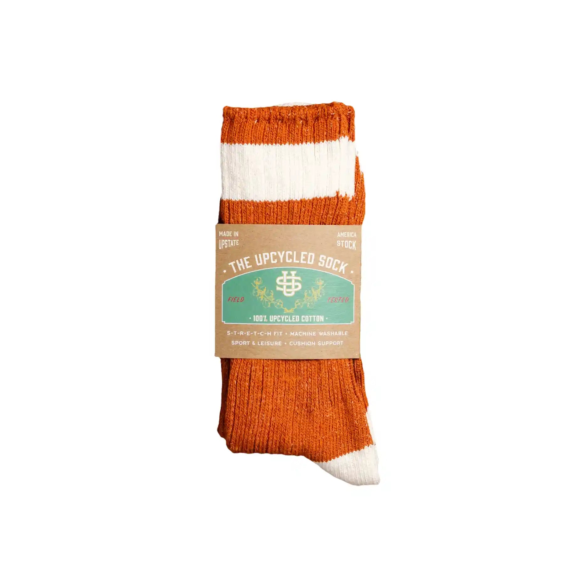 Upstate Stock The Upcycled Sock, ochre