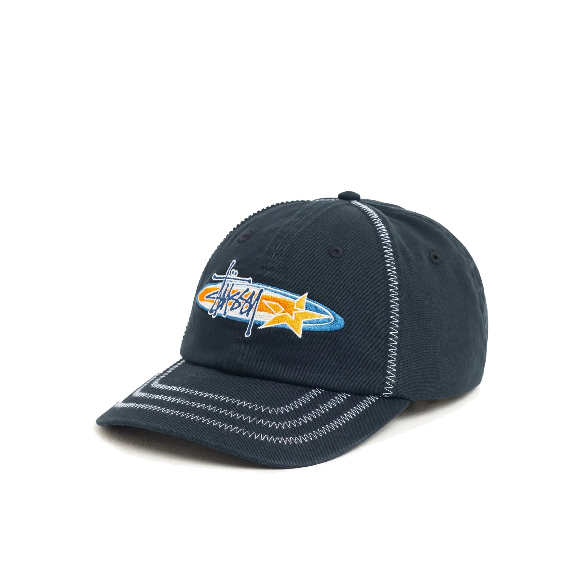Stussy Oval Star Cap, black — available at Norwood