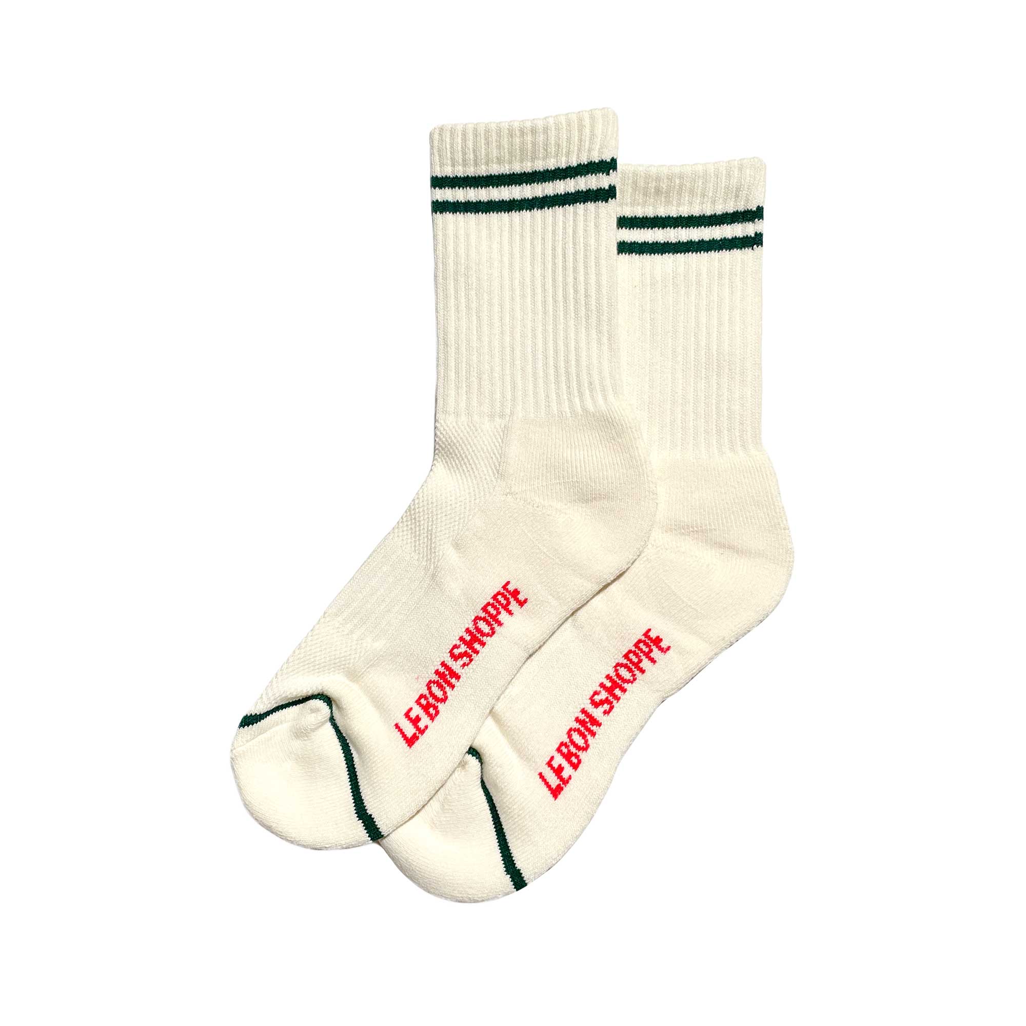 Le Bon Shoppe Womens Boyfriend Socks, Parchment