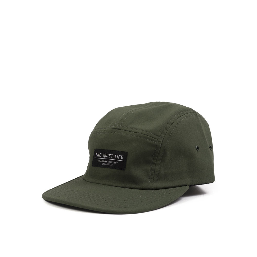 The Quiet Life Foundation 5 Panel Camper Hat - Made In USA, olive