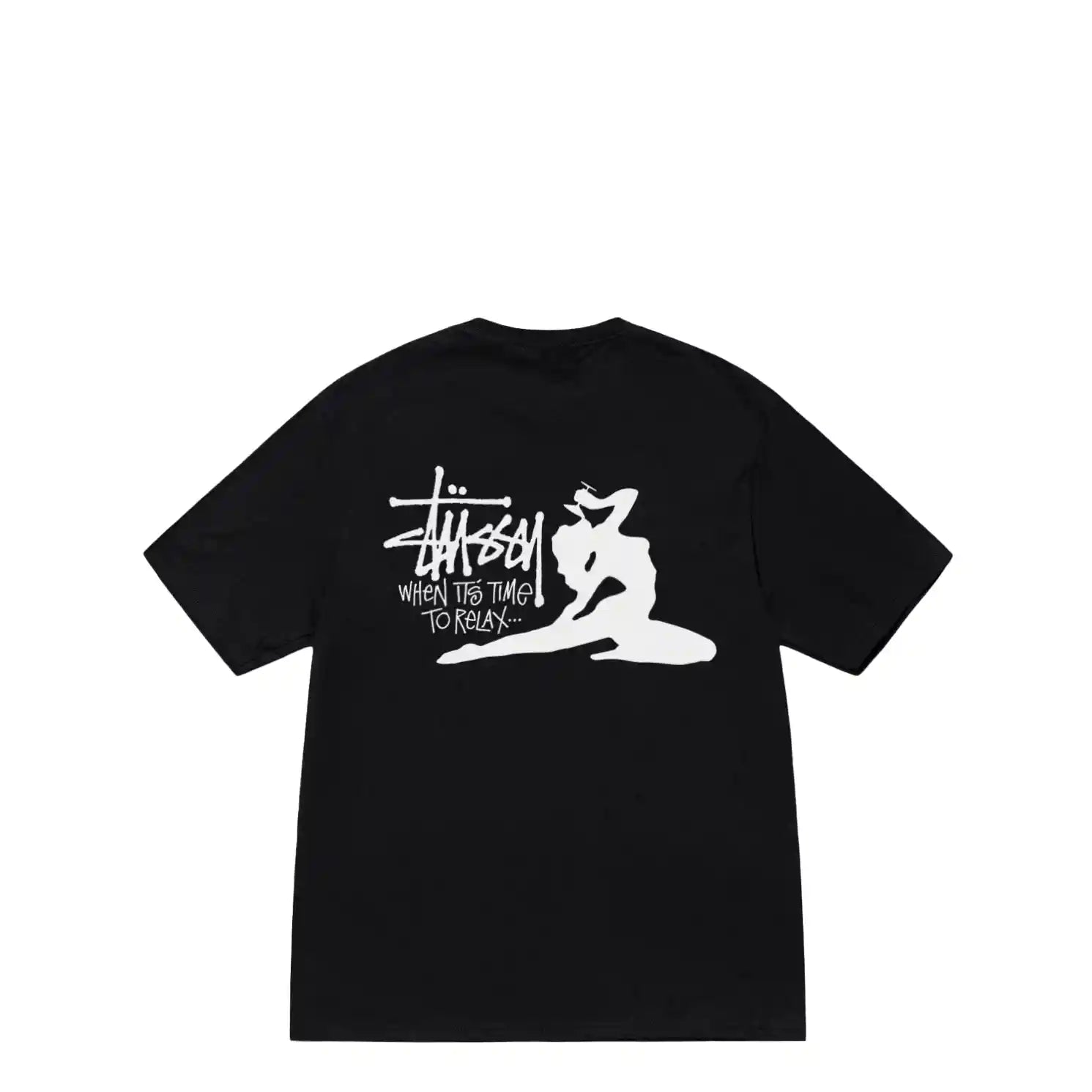 Stussy Relax Tee, black — available at Norwood