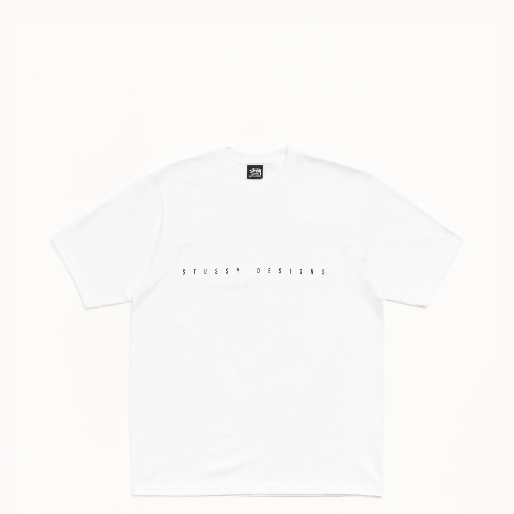 Stussy S Box Tee, white — available at Norwood