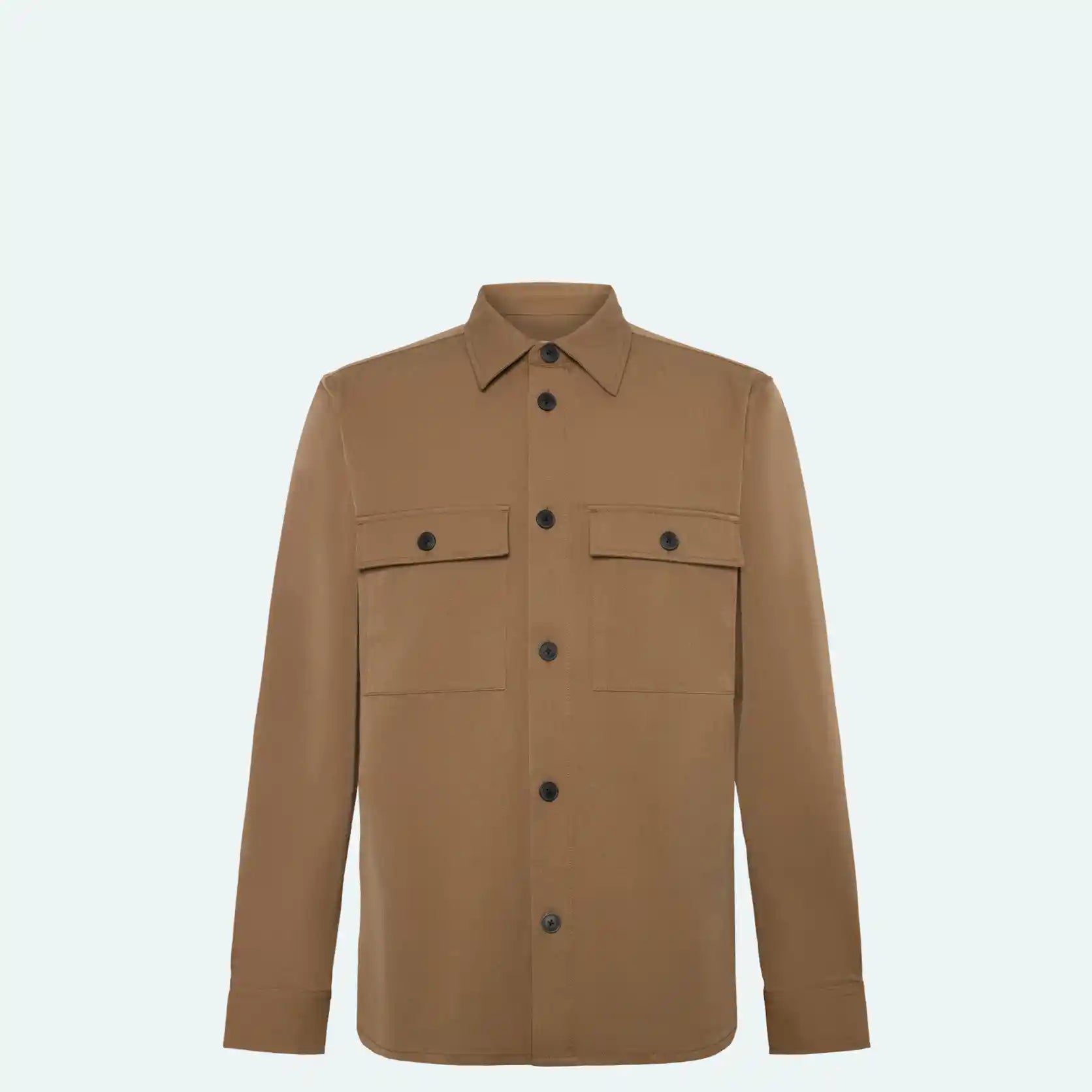 Minimum Santon Overshirt 3808, shitake