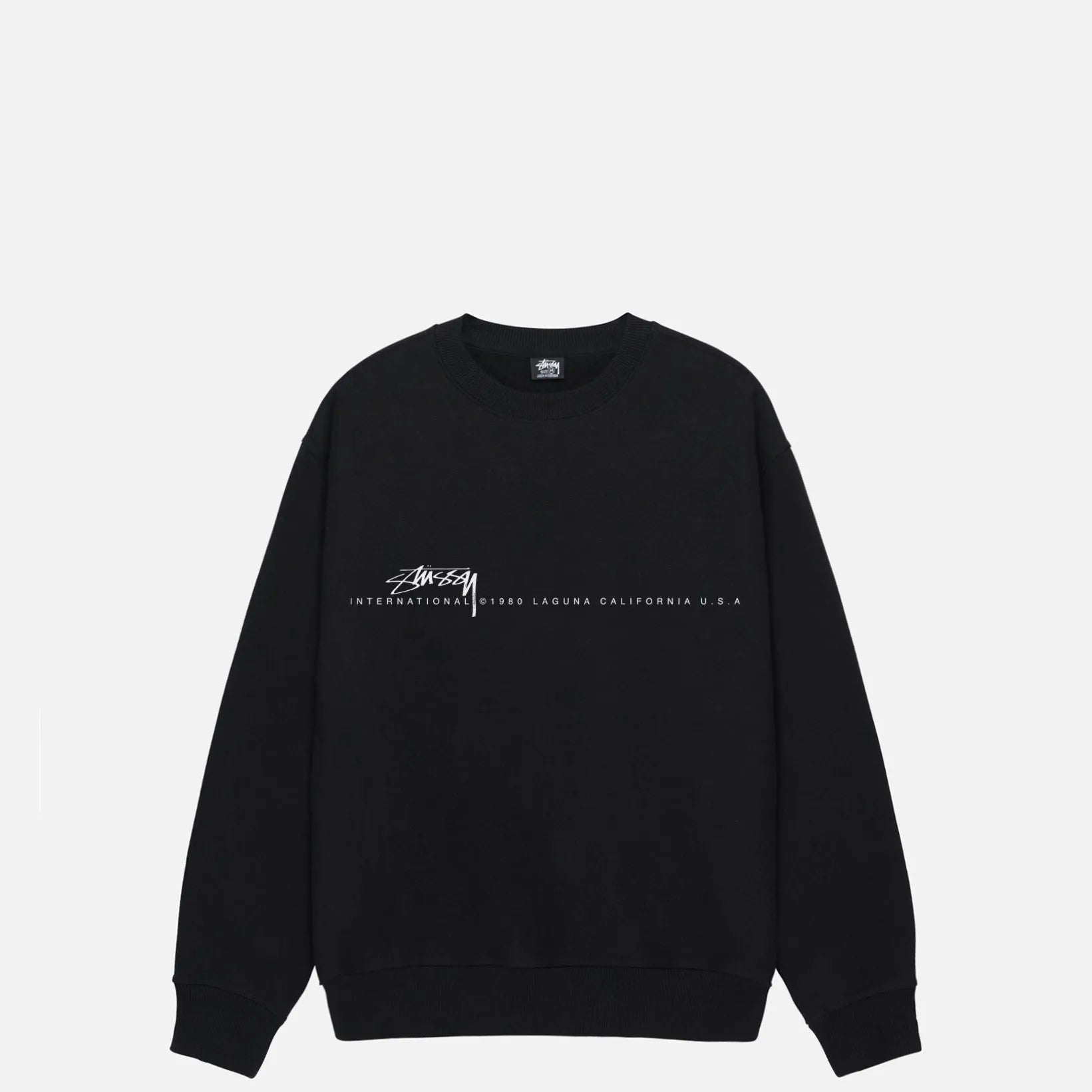 Stussy Smooth 80 Crew, black