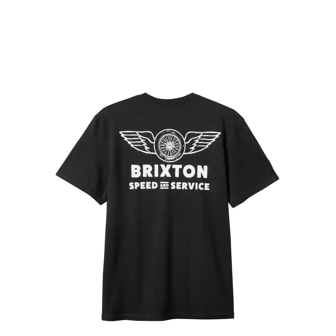 Brixton Spoke Tee, black