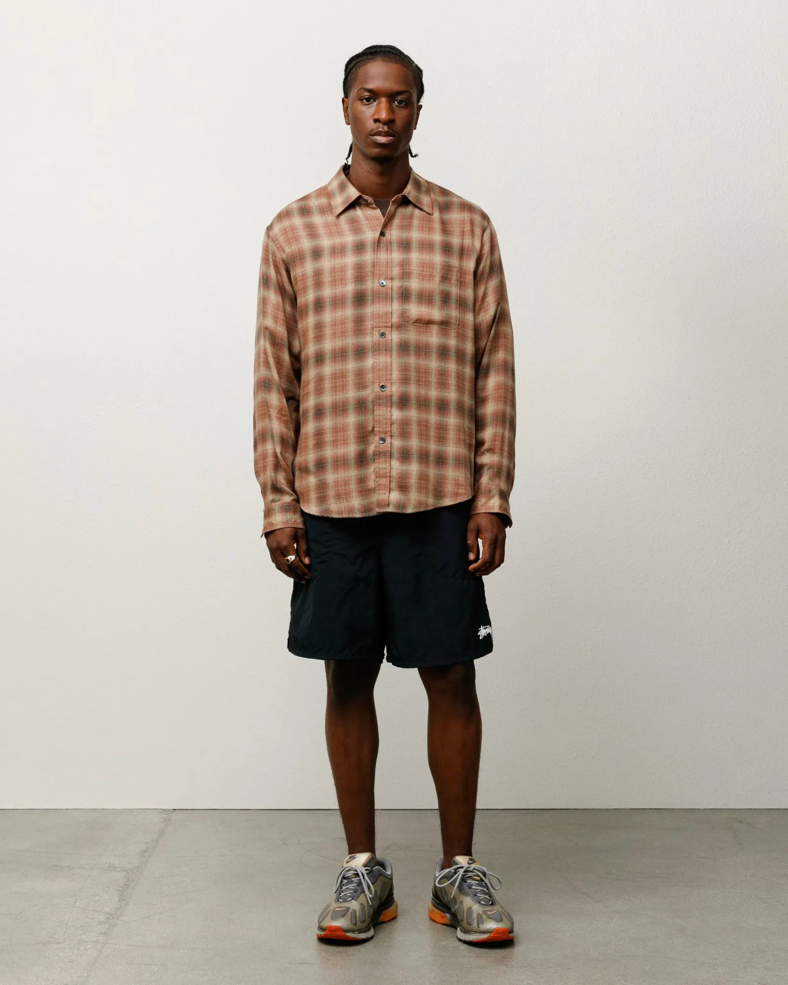 Stussy Stock Water Short, black — available at Norwood