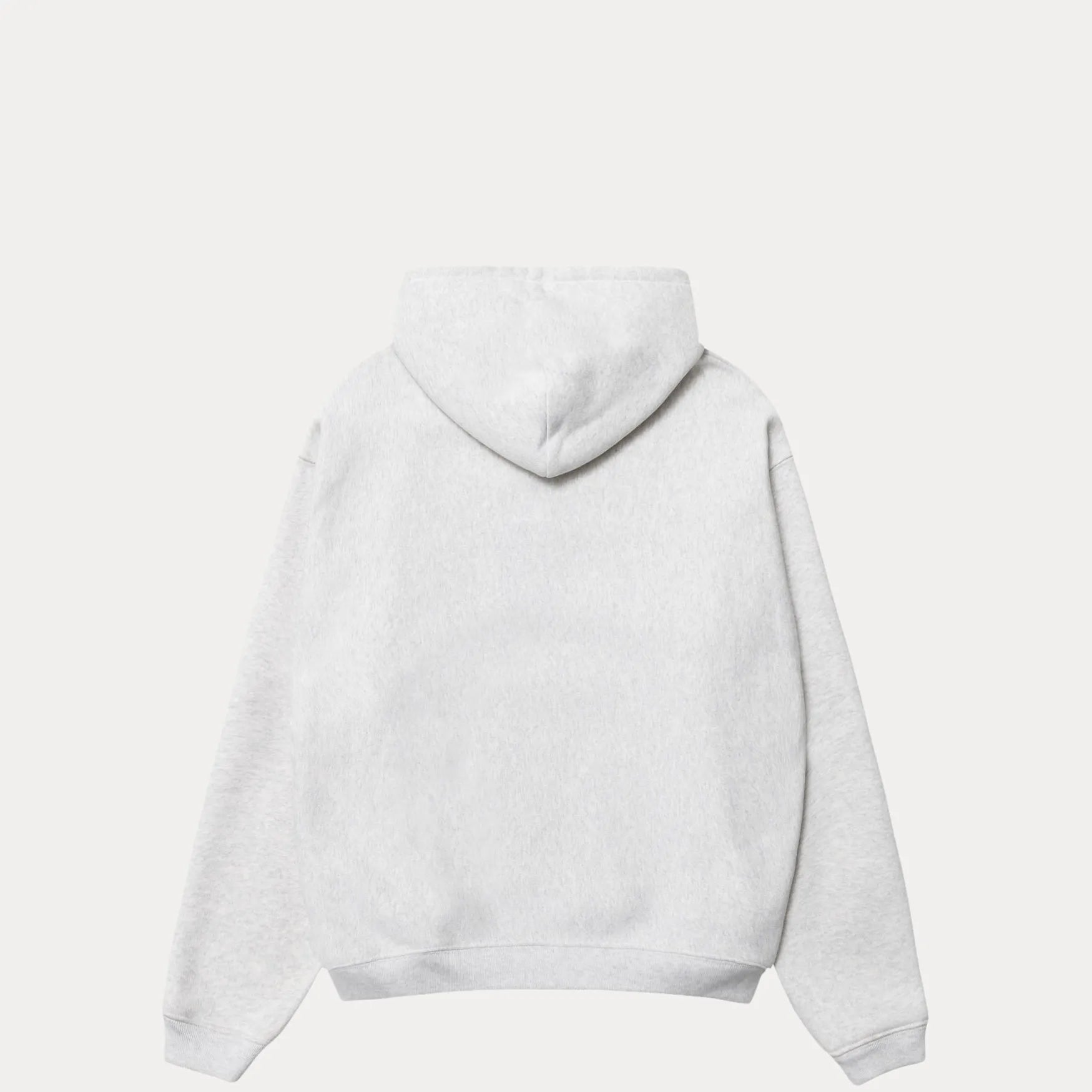 Stussy Stu Applique Hood, ash heather — available at Norwood