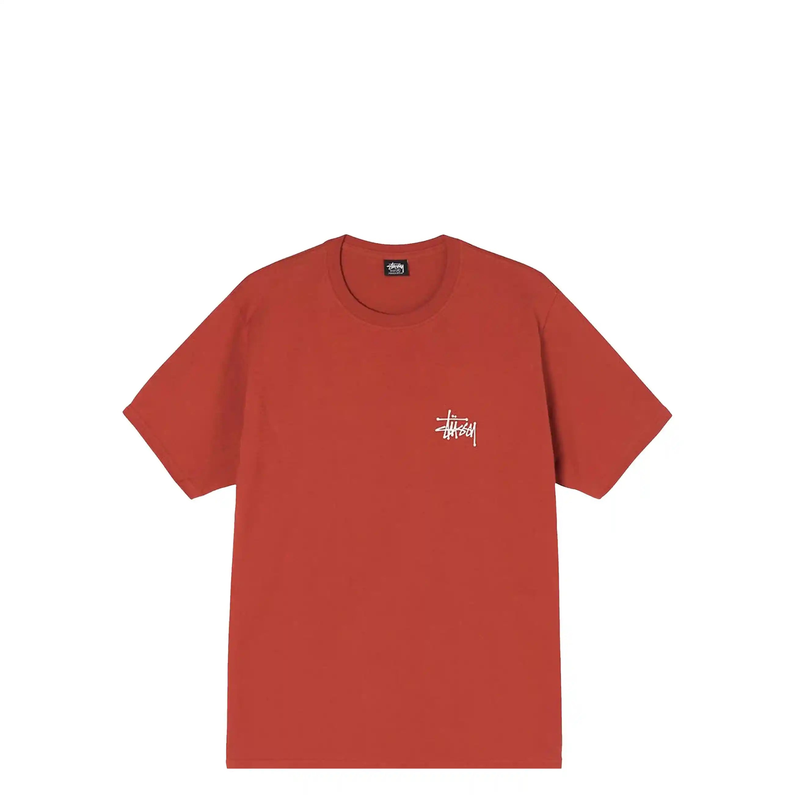 Stussy Basic Stussy Tee, brick — available at Norwood