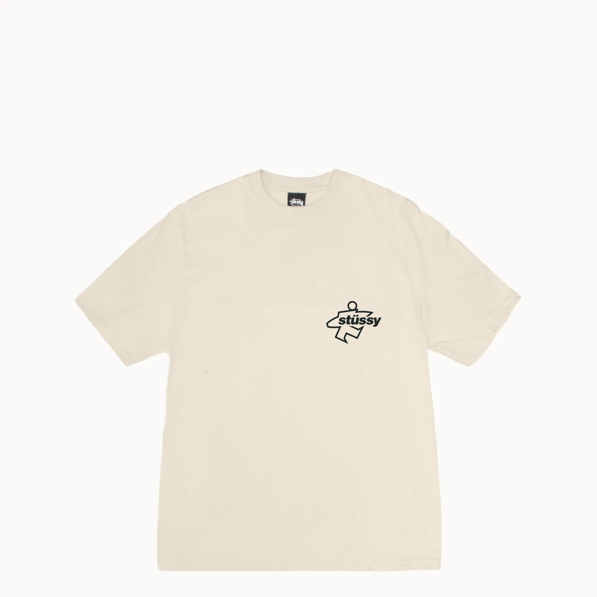 Stussy Surf Size Pigment Dyed Tee, natural — available at Norwood
