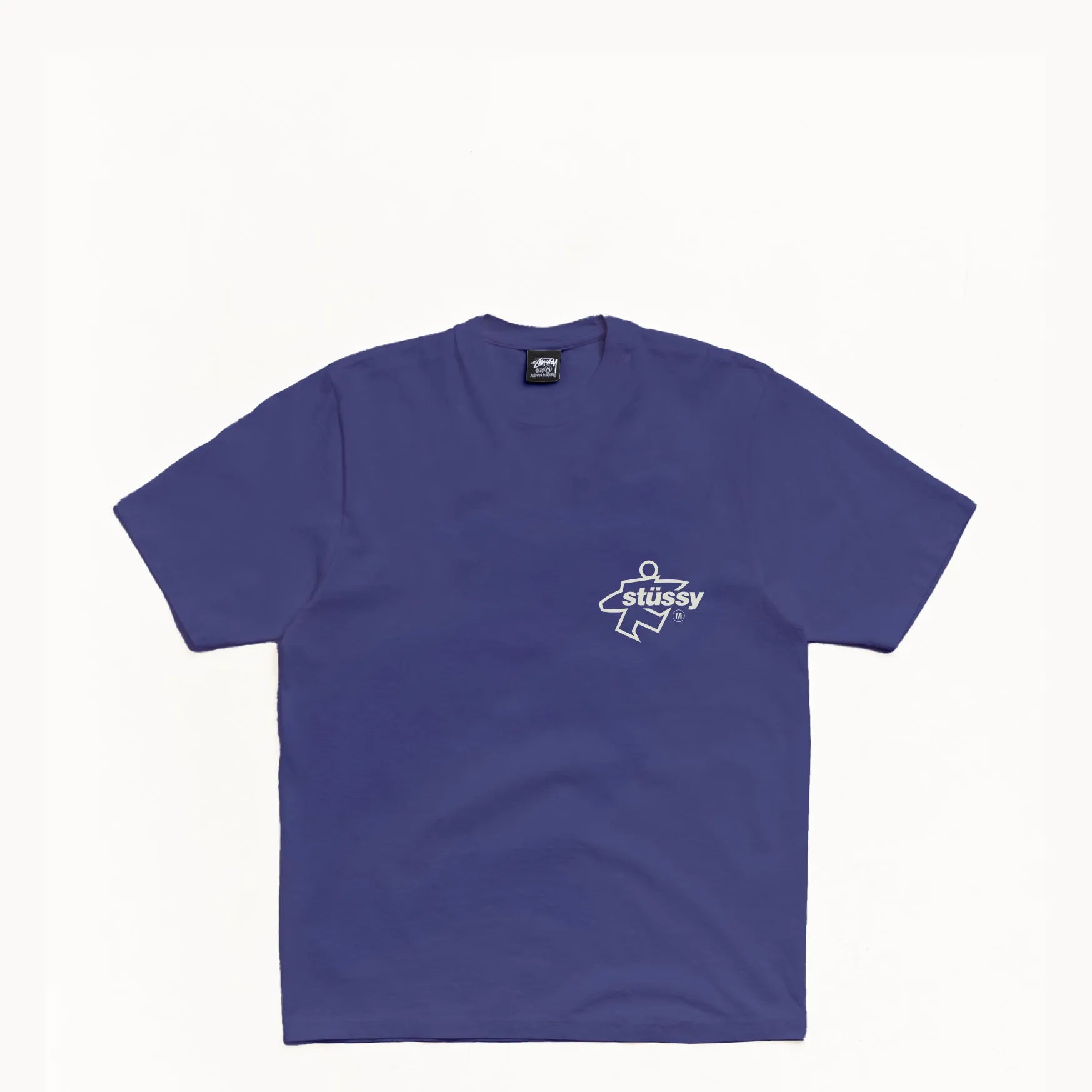 Stussy Surf Size Pigment Dyed Tee, indigo — available at Norwood
