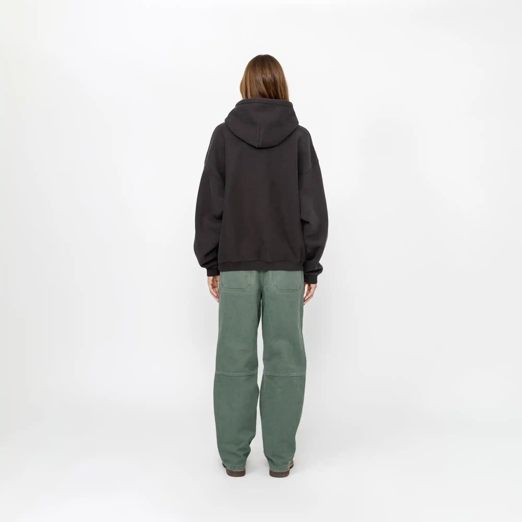 Stussy Stussy 80 Relaxed Hood, washed black — available at Norwood