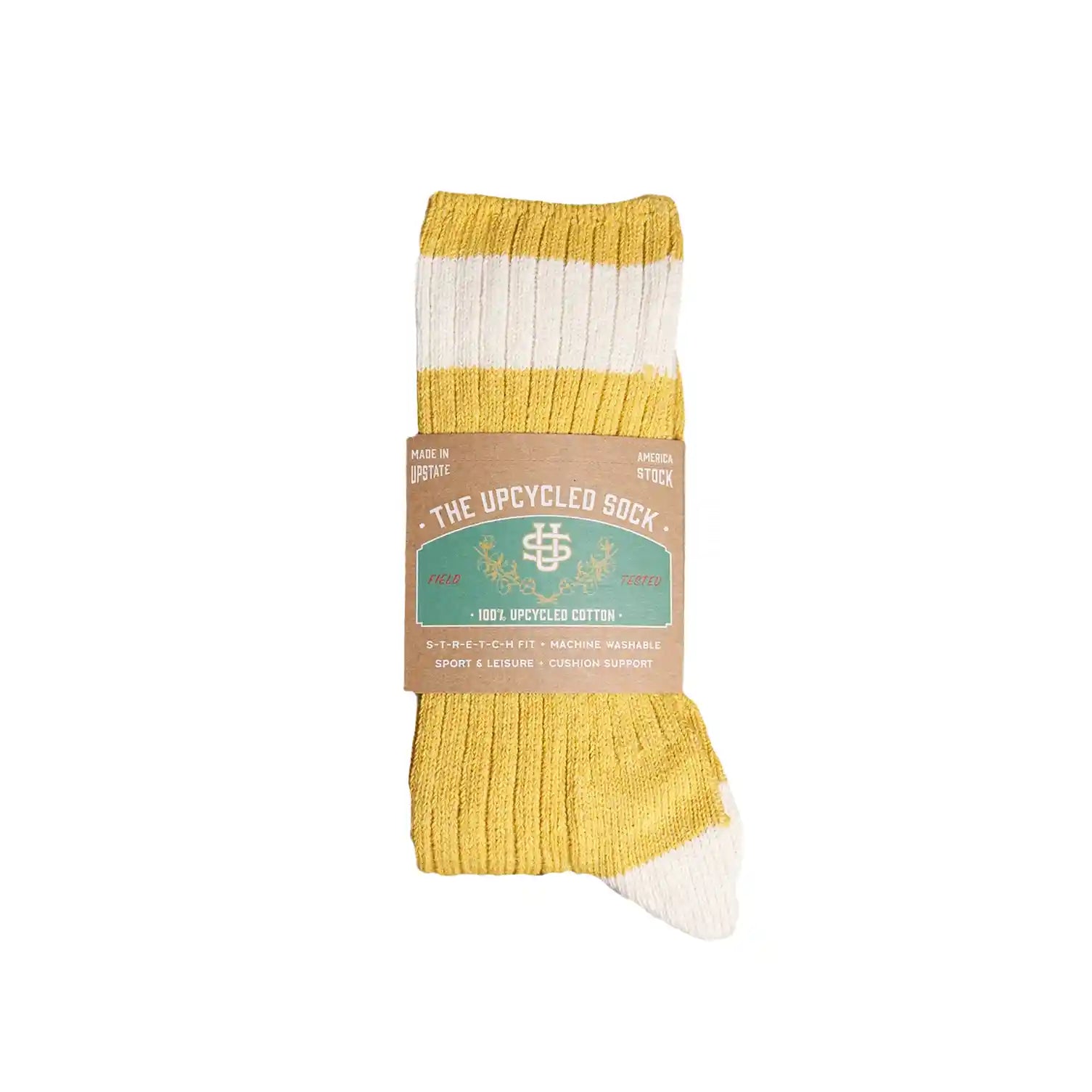 Upstate Stock The Upcycled Sock, sunflower