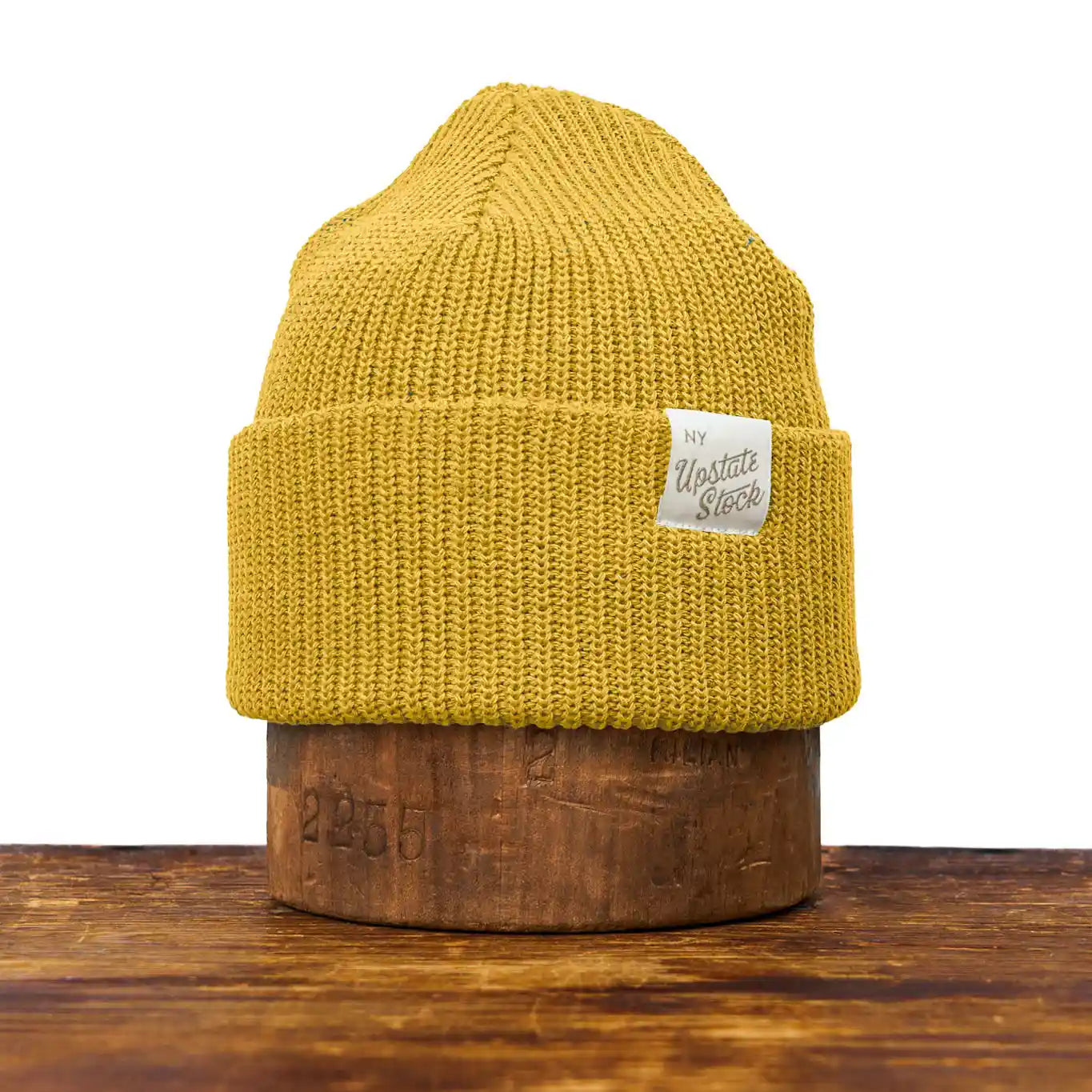 Upstate Stock Upcycled Cotton Watchcap, sunflower