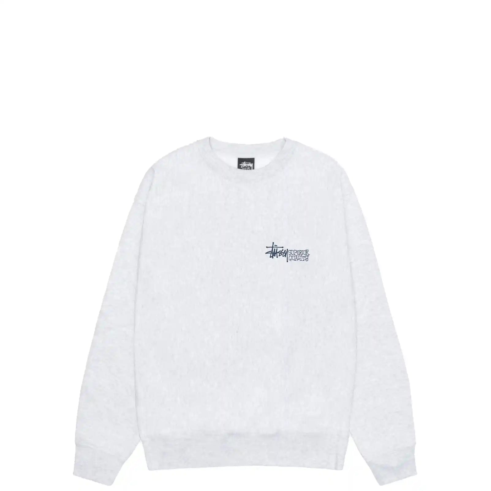 Stussy Superior Quality Crew, ash heather