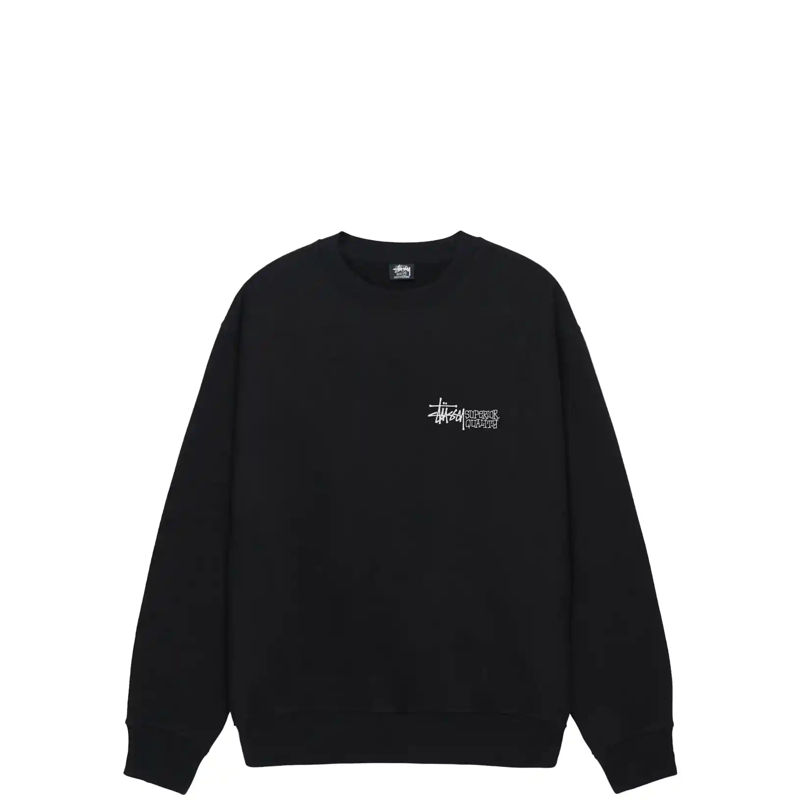 Stussy Superior Quality Crew, black