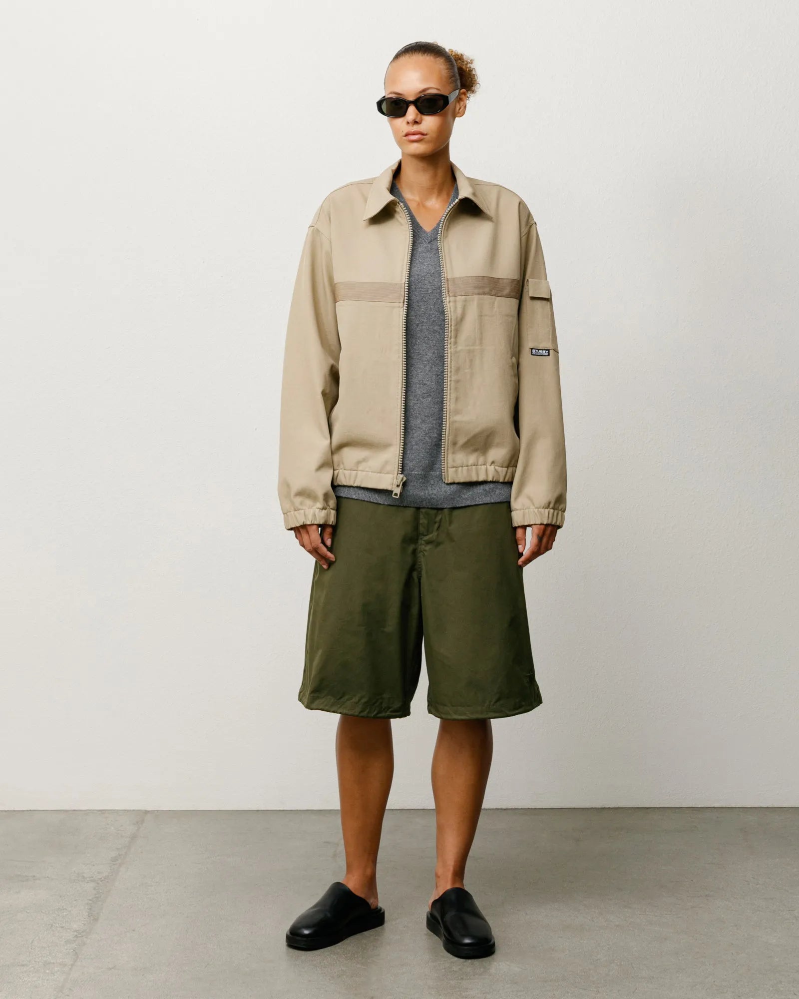 Stussy Surplus Short, olive — available at Norwood