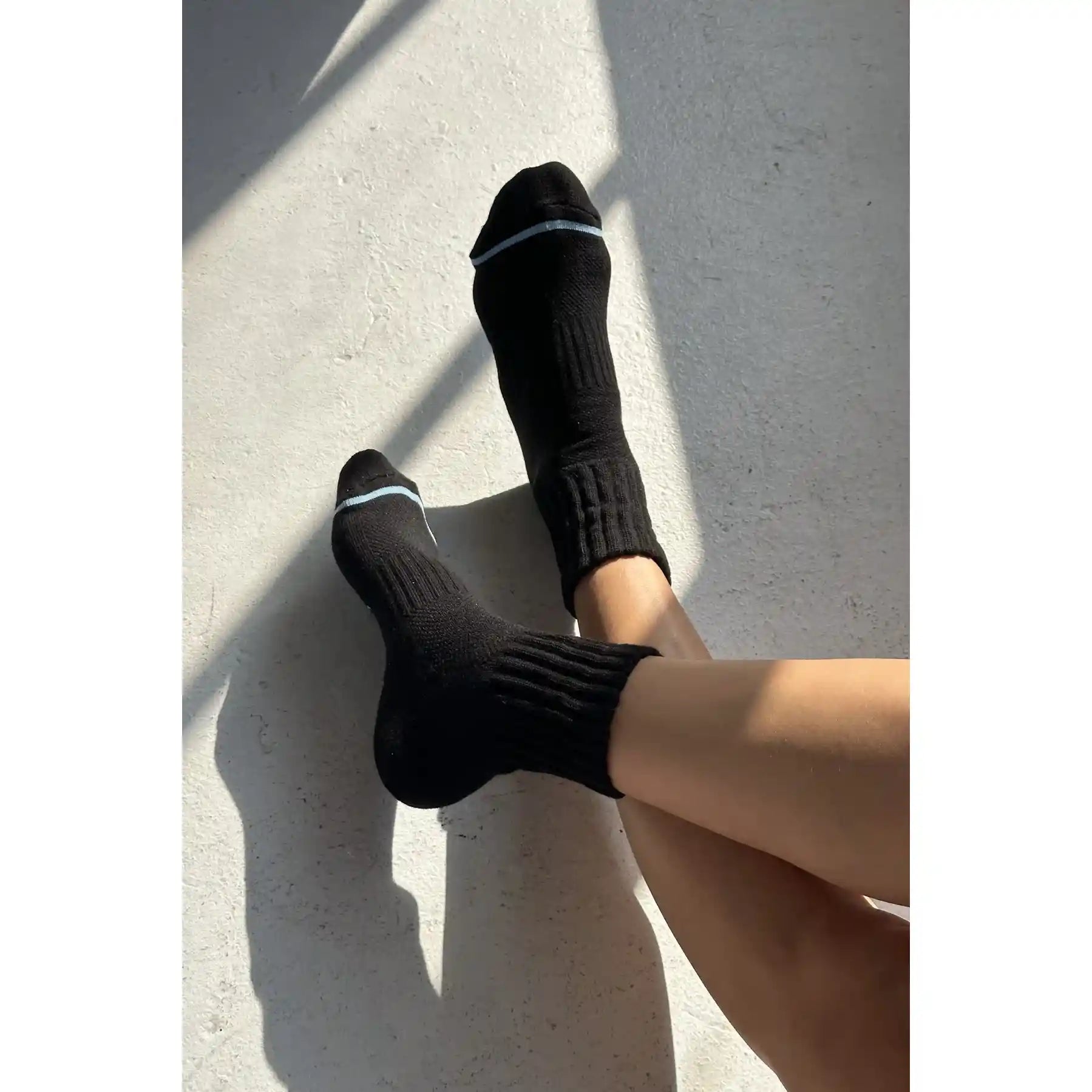 Le Bon Shoppe Womens Swing Socks, black