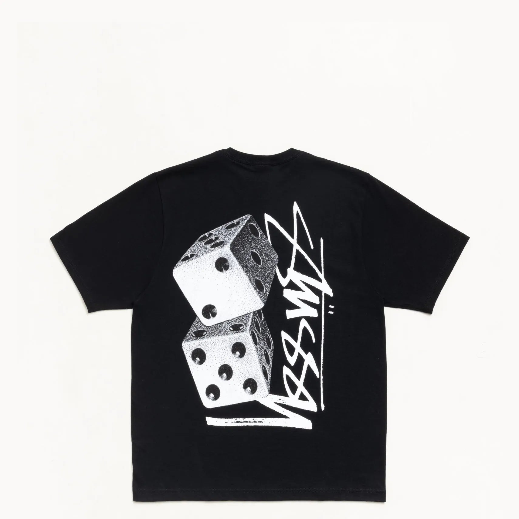 Stussy Tall Dice Tee, black — available at Norwood