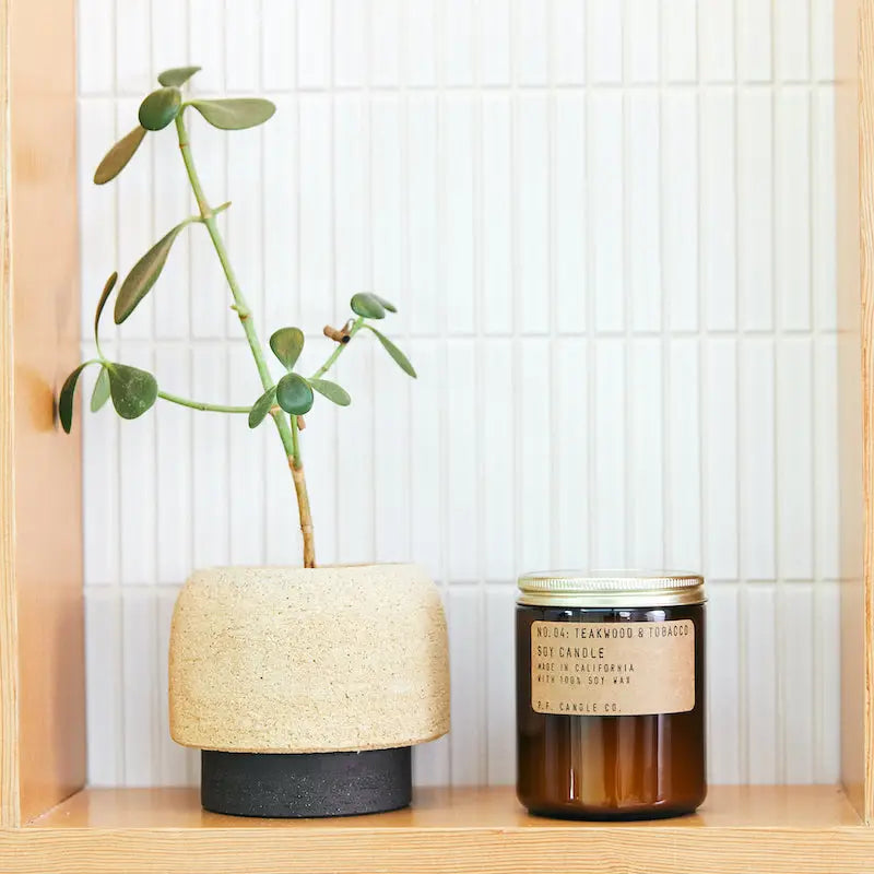 P.F. Candle Co. Teakwood & Tobacco Standard Soy Candle- 7.2 Oz — available at Norwood