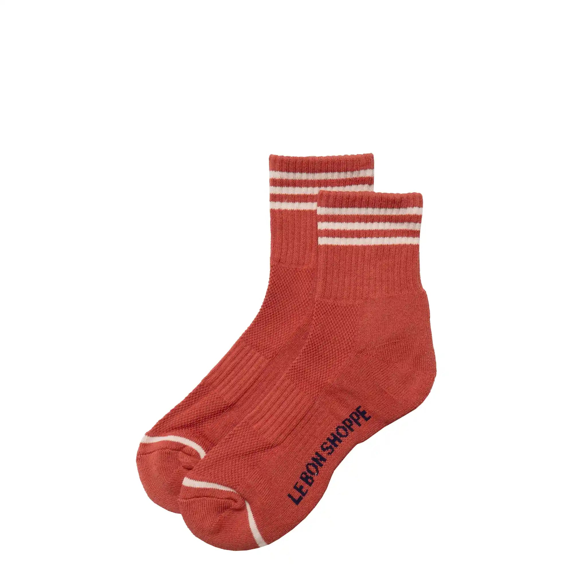 Le Bon Shoppe Girlfriend Socks, terracotta