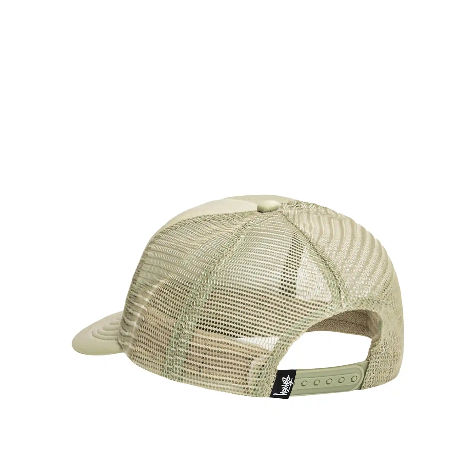 Stussy Big Basic Trucker Cap, sand — available at Norwood