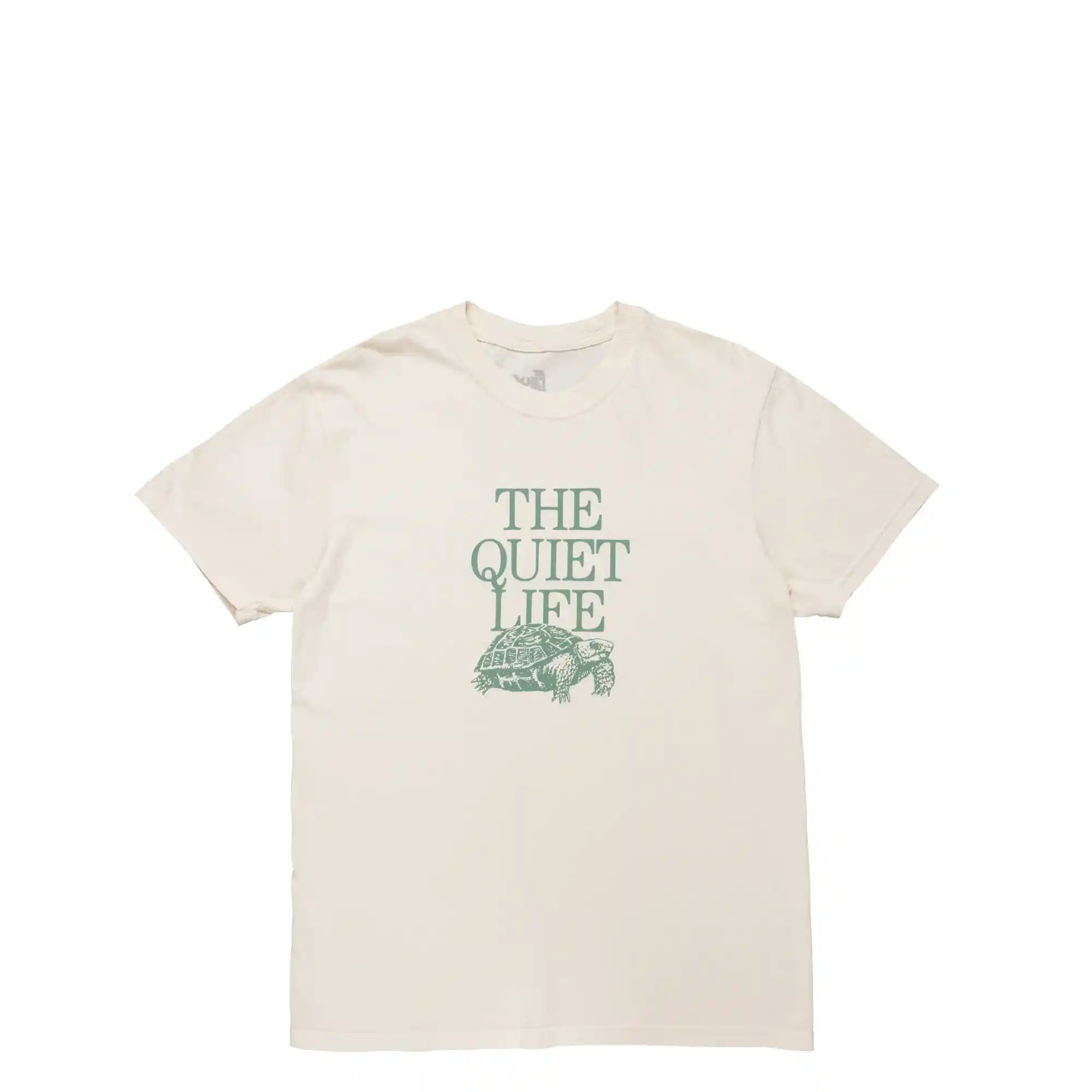 The Quiet Life Turtle Pigment Dyed T, cream