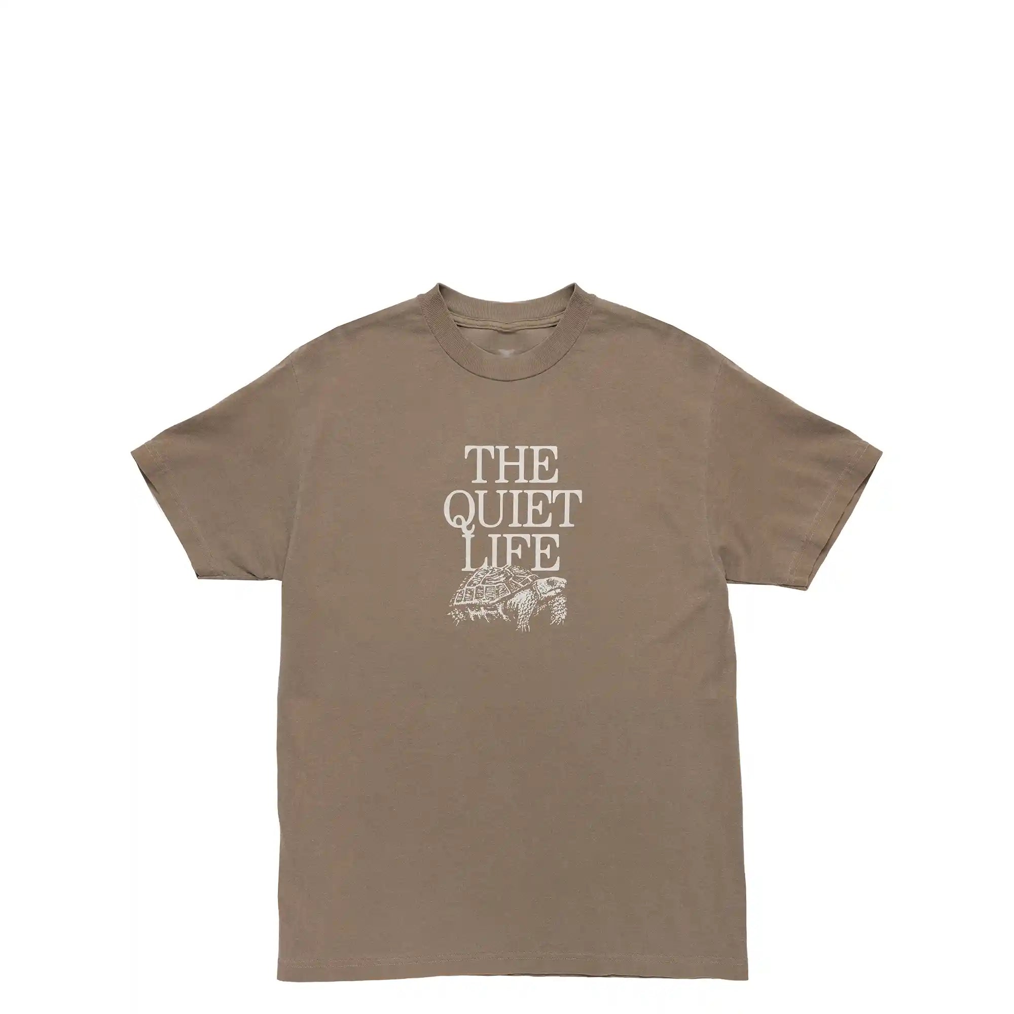 The Quiet Life Turtle Pigment Dyed T, chocolate