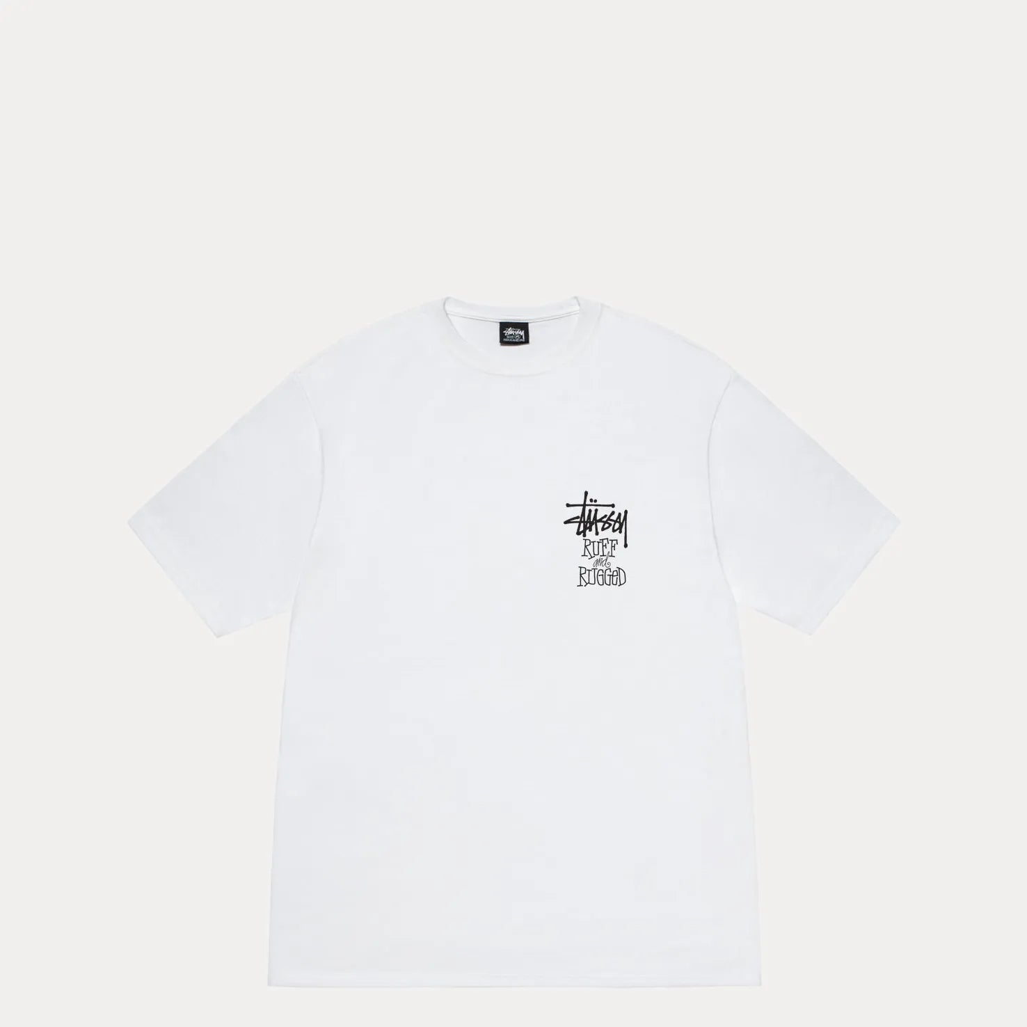 Stussy Well Suited Tee, white — available at Norwood