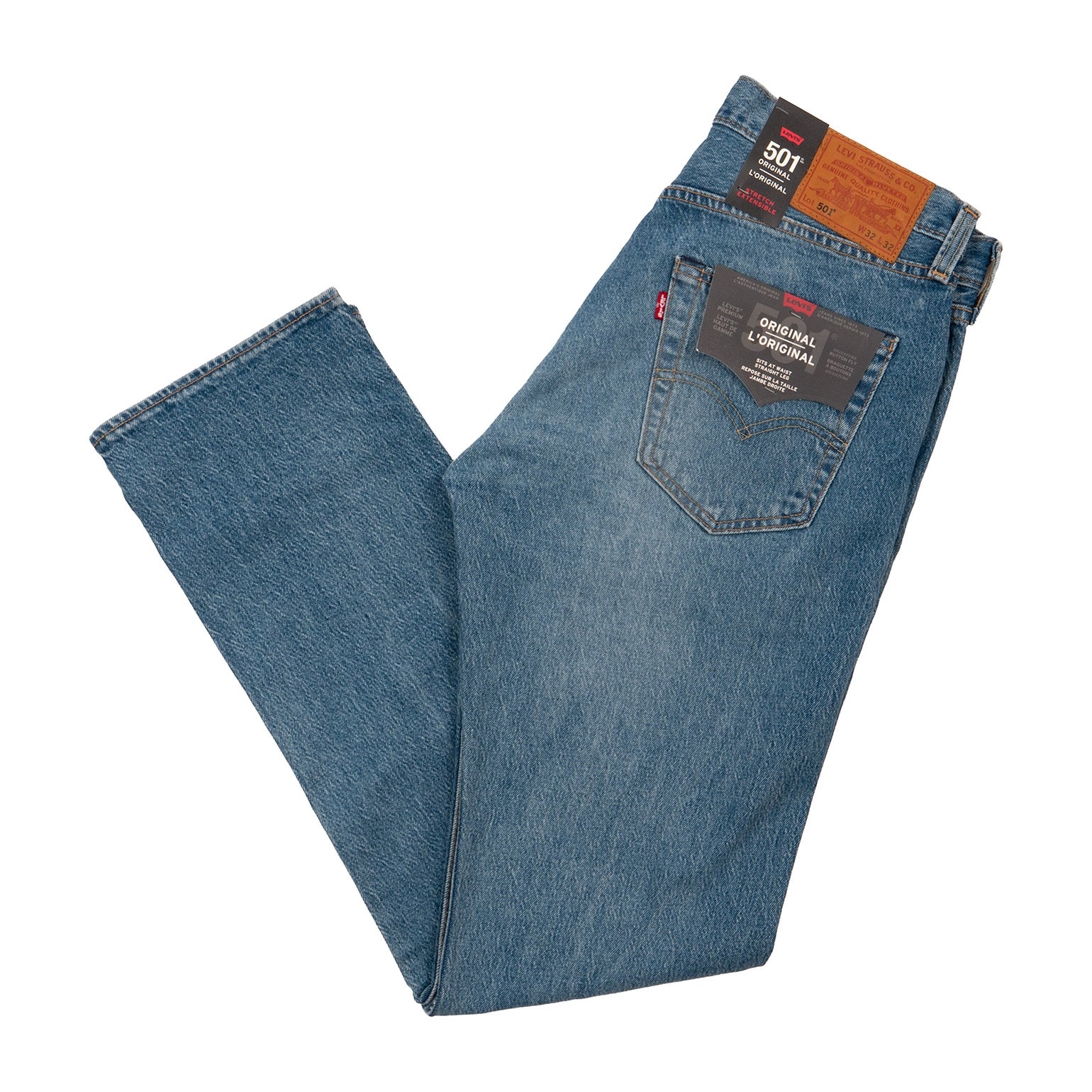 Levi's 501 Original Fit denim — available at Norwood