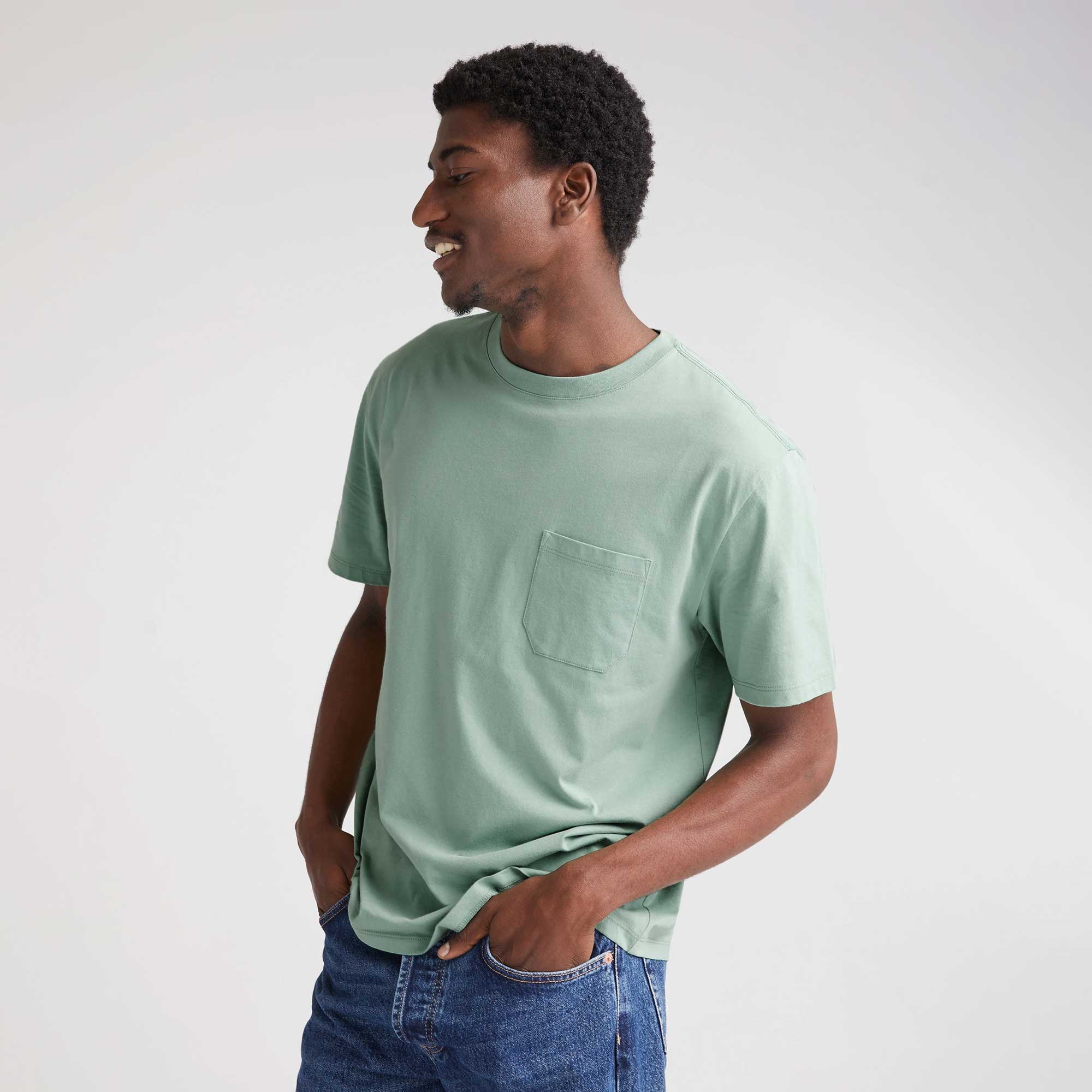 Richer Poorer Men's Pima Cotton Pocket tee — available at Norwood