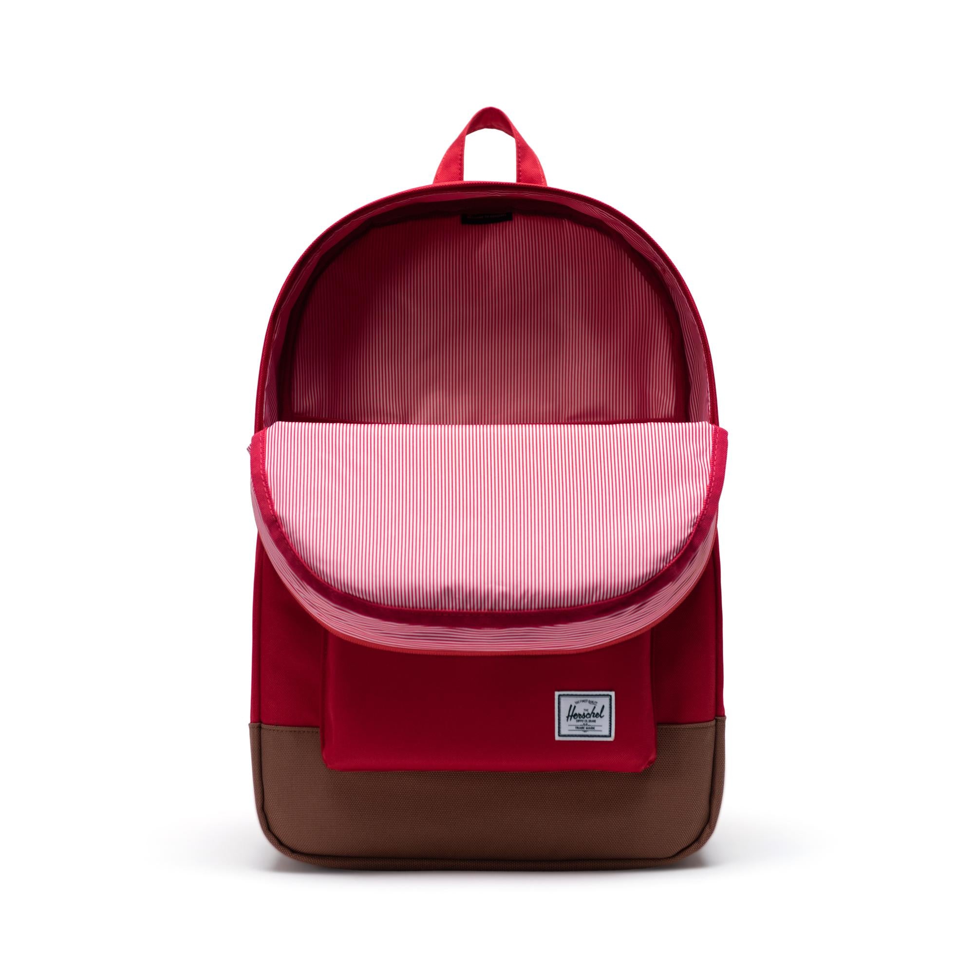 Herschel Heritage Backpack, red/saddle brown — available at Norwood