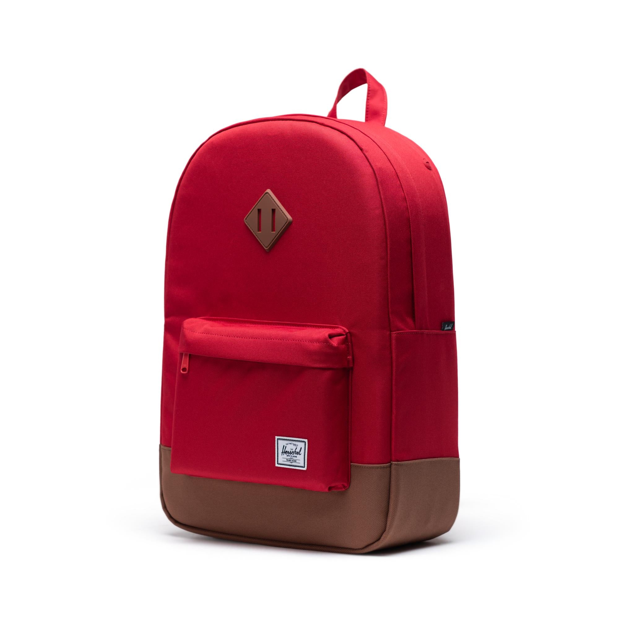 Herschel Heritage Backpack, red/saddle brown — available at Norwood