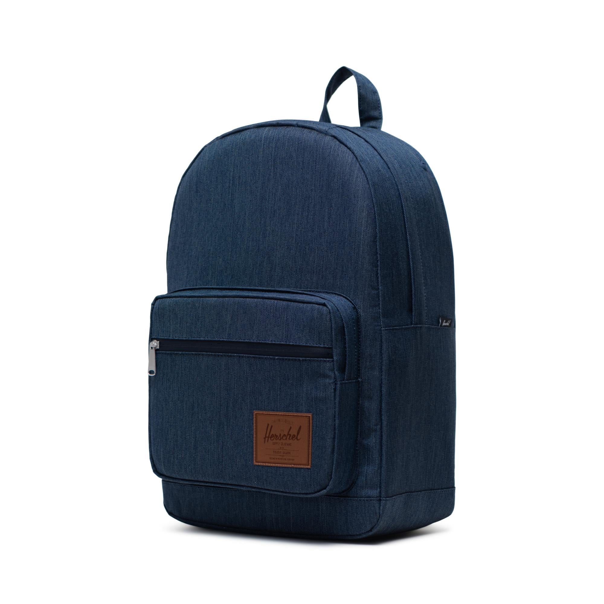 Herschel Pop Quiz backpack, Indigo Denim Crosshatch — available at Norwood