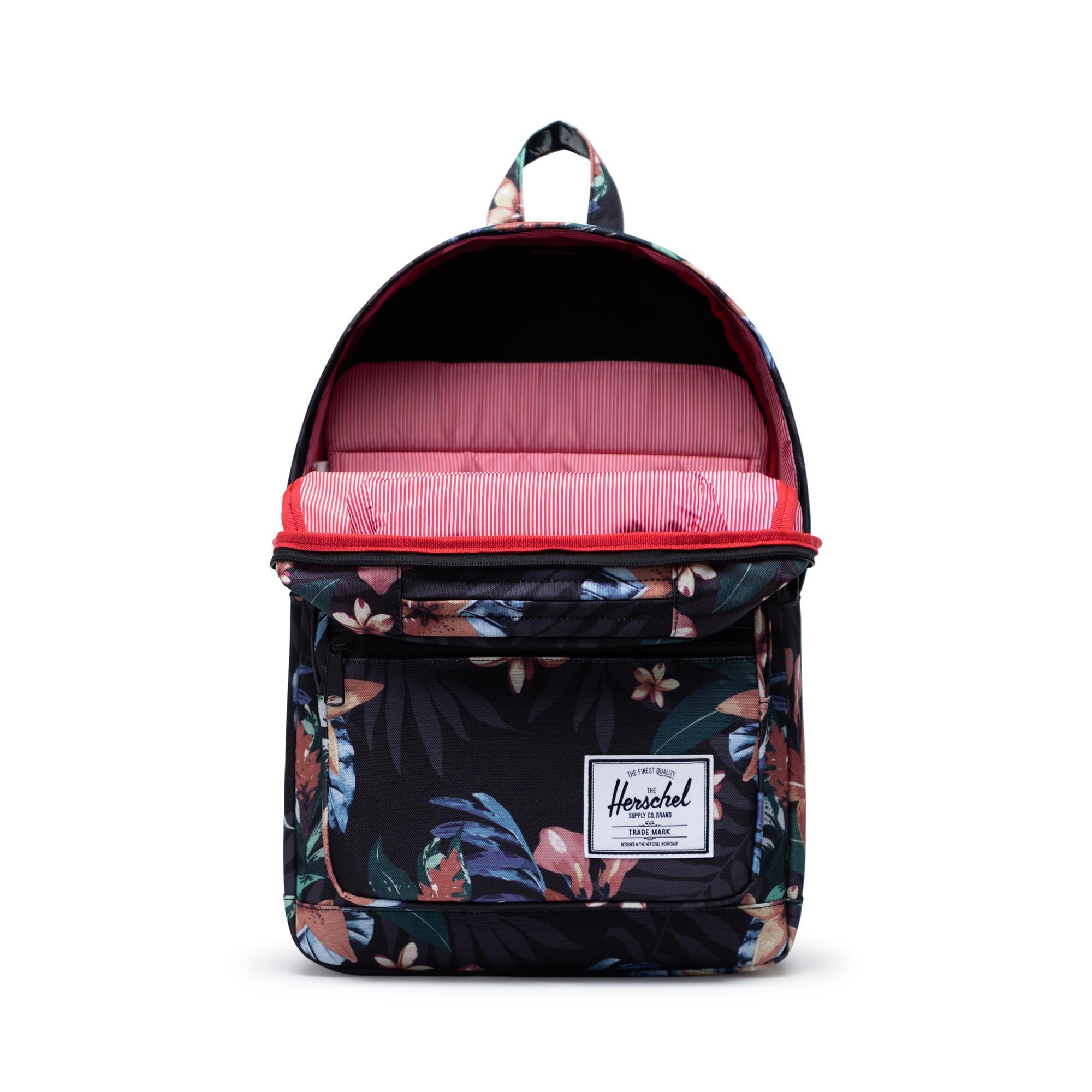 Herschel Pop Quiz backpack, Summer Floral Black — available at Norwood