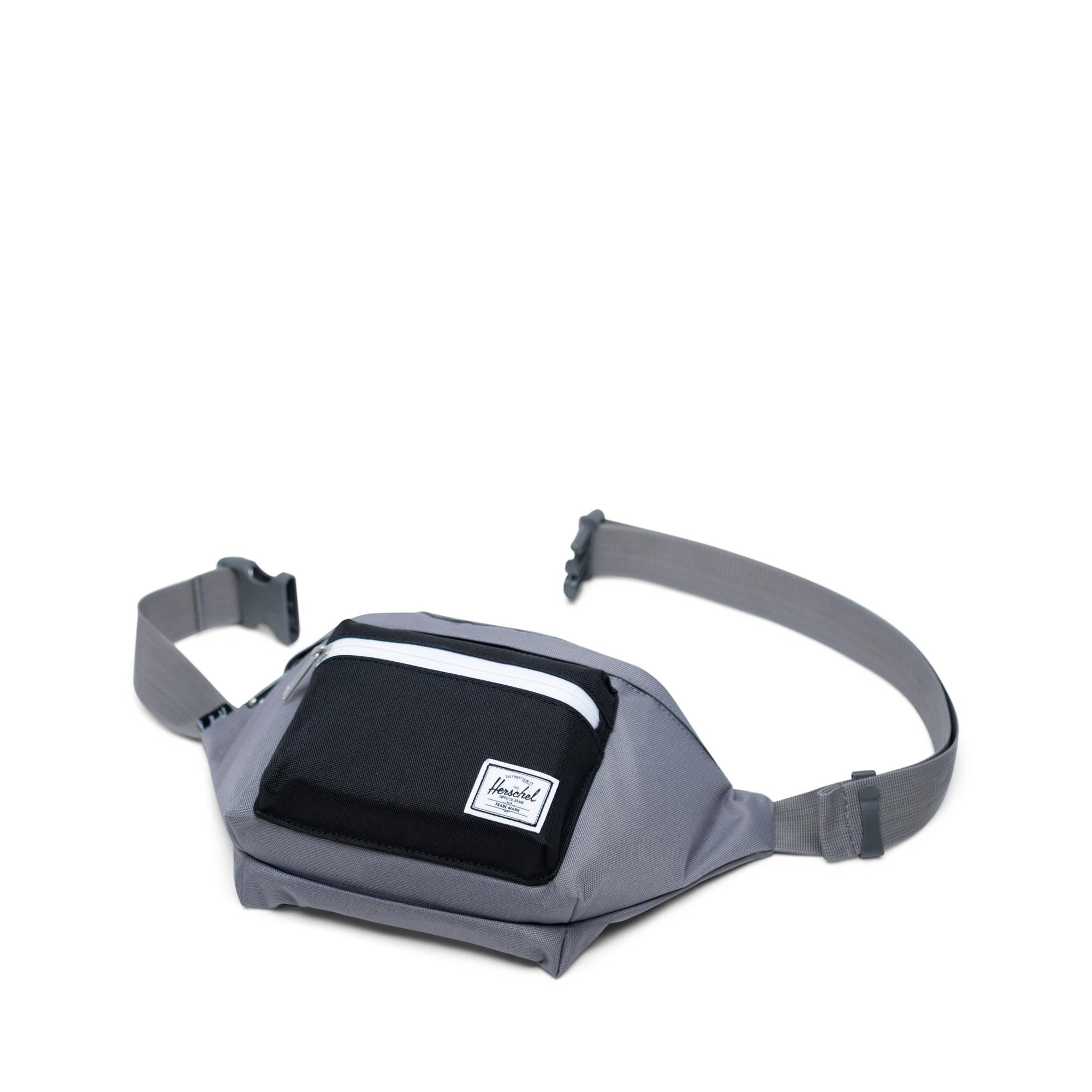 Herschel Seventeen Hip Pack, grey/black — available at Norwood