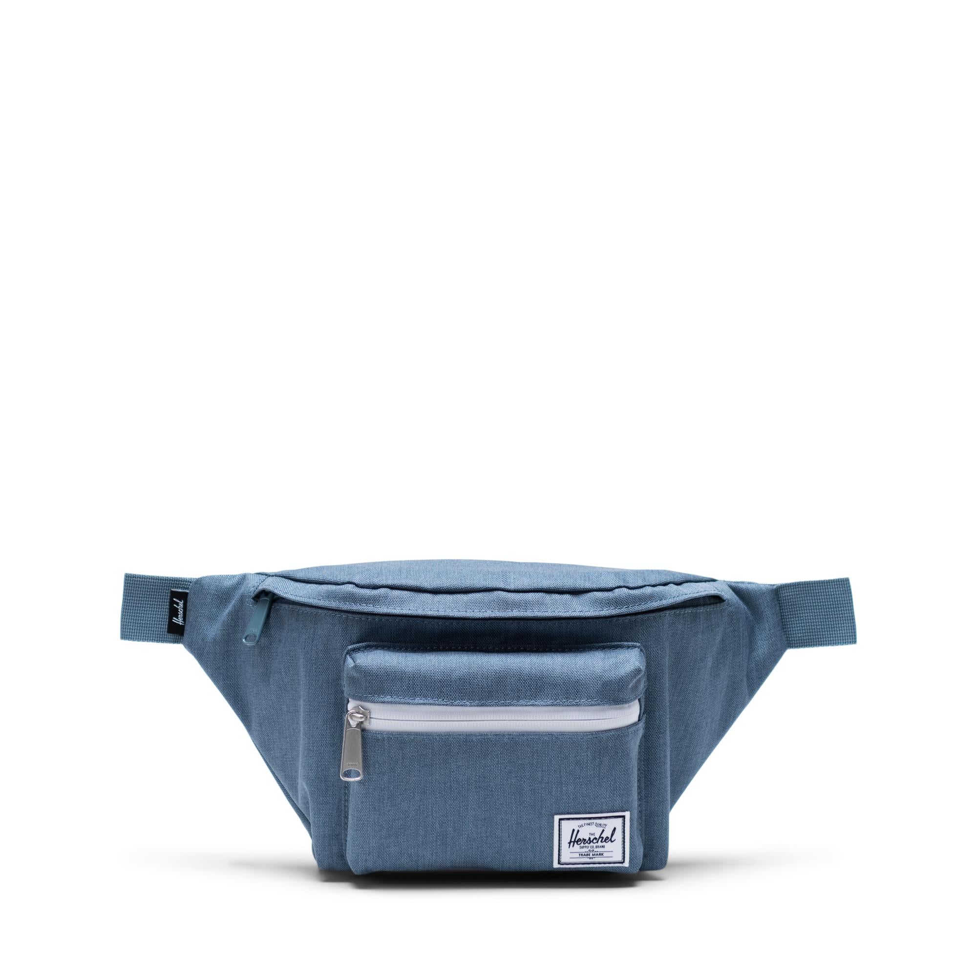 Herschel Seventeen Hip Pack, blue mirage crosshatch — available at Norwood