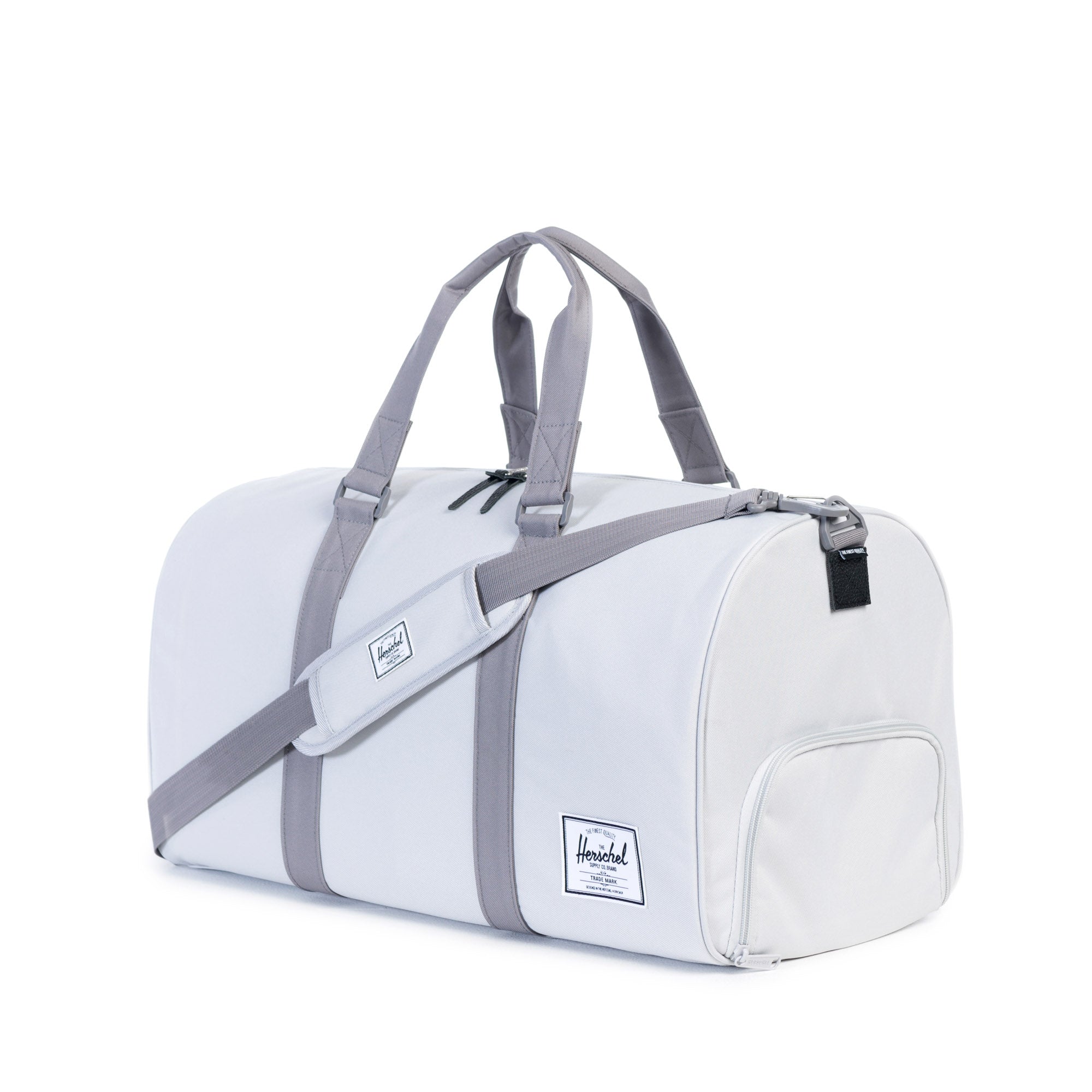 Herschel Novel Duffel Bag, 600D Poly Lunar Grey — available at Norwood