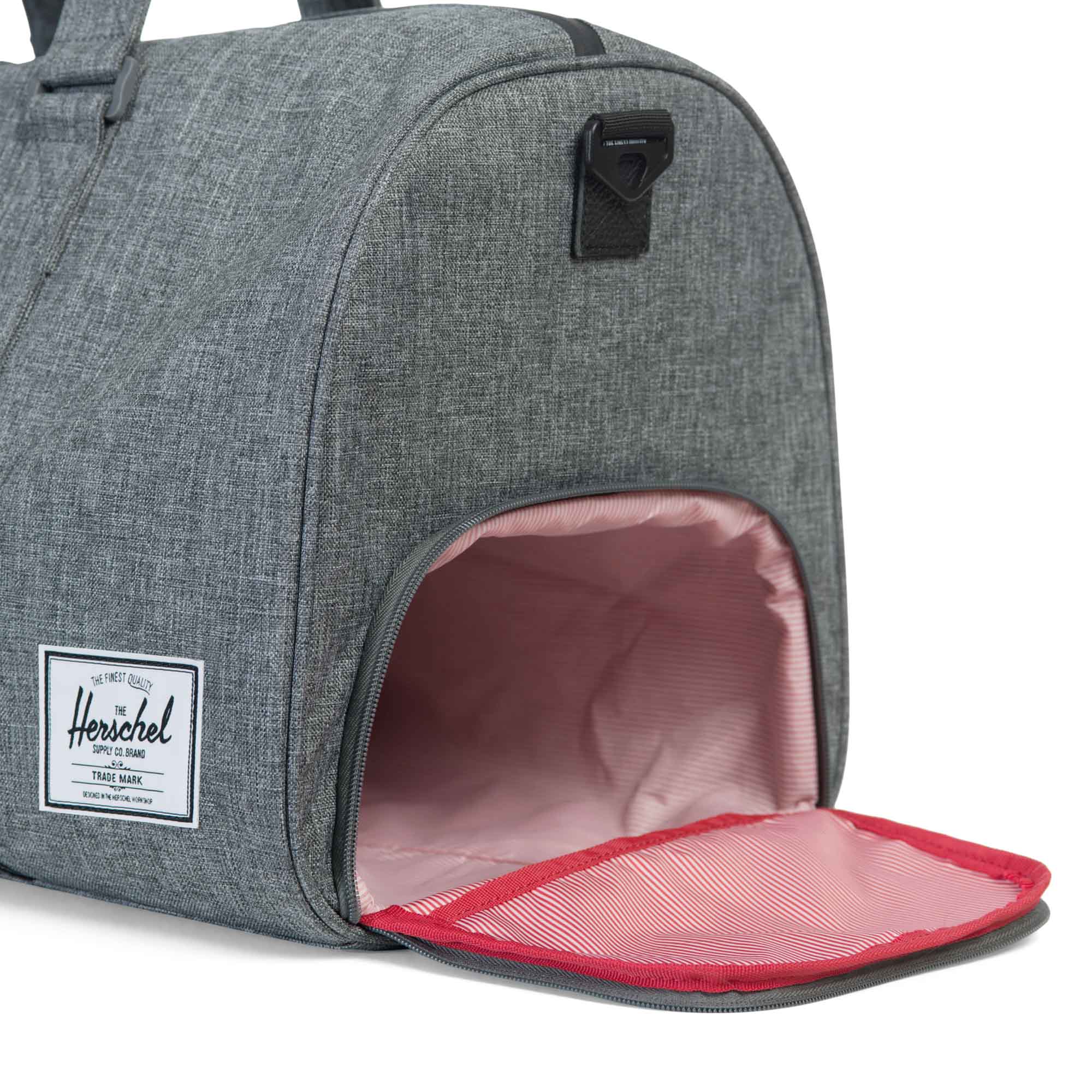 Herschel Novel Duffel Bag, 600D Poly Raven — available at Norwood