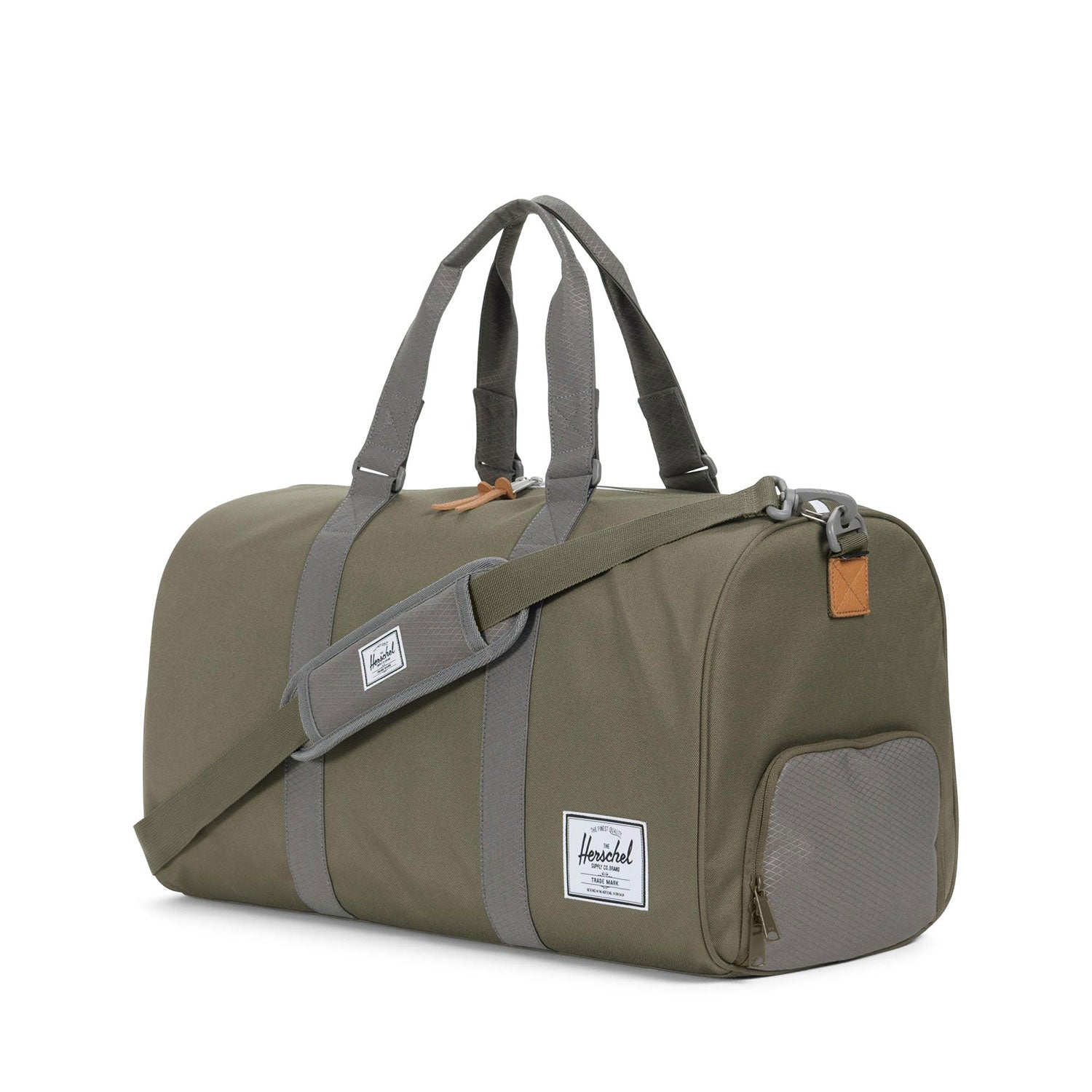 Herschel Novel Duffel Bag, ivy green/smoked pearl — available at Norwood
