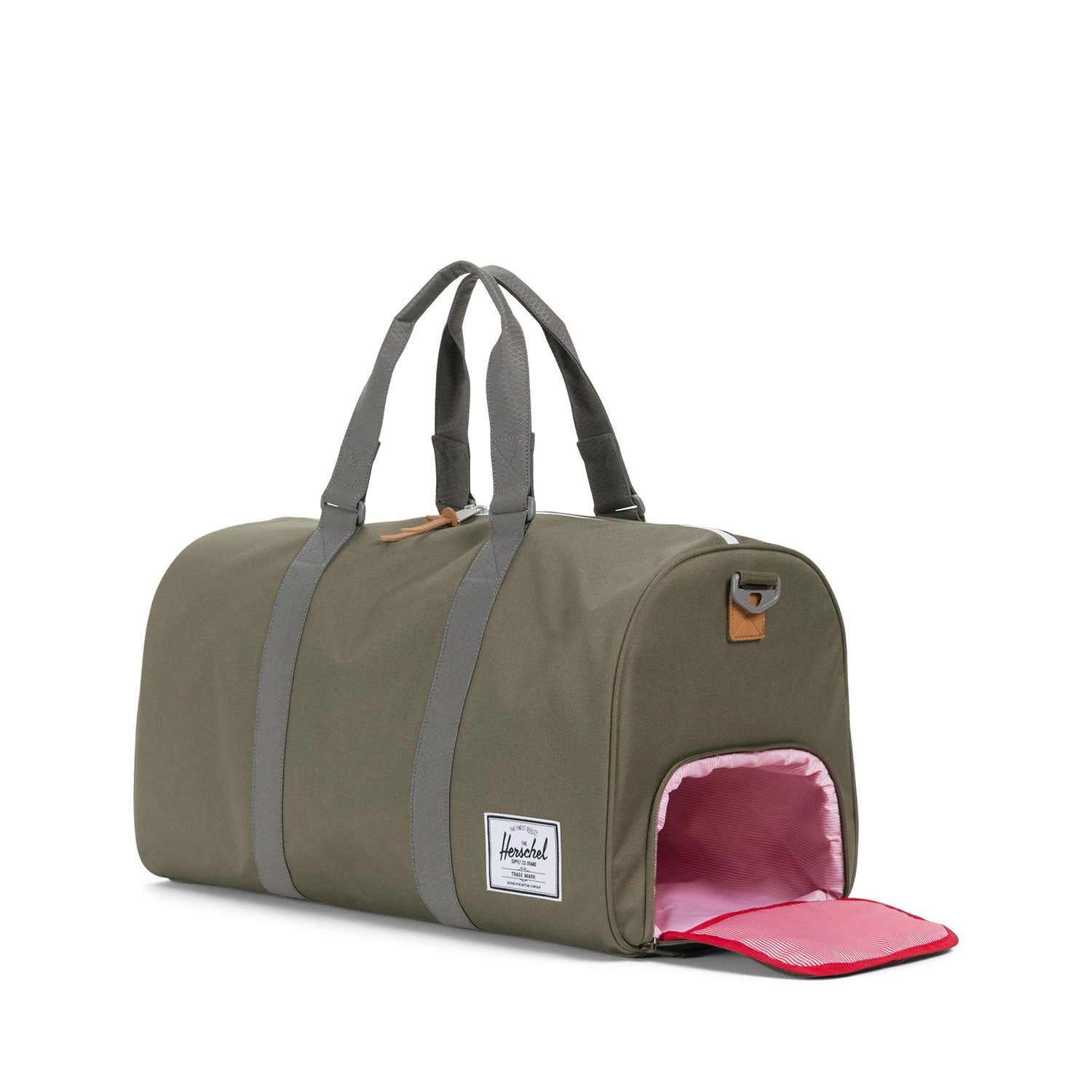 Herschel Novel Duffel Bag, ivy green/smoked pearl — available at Norwood