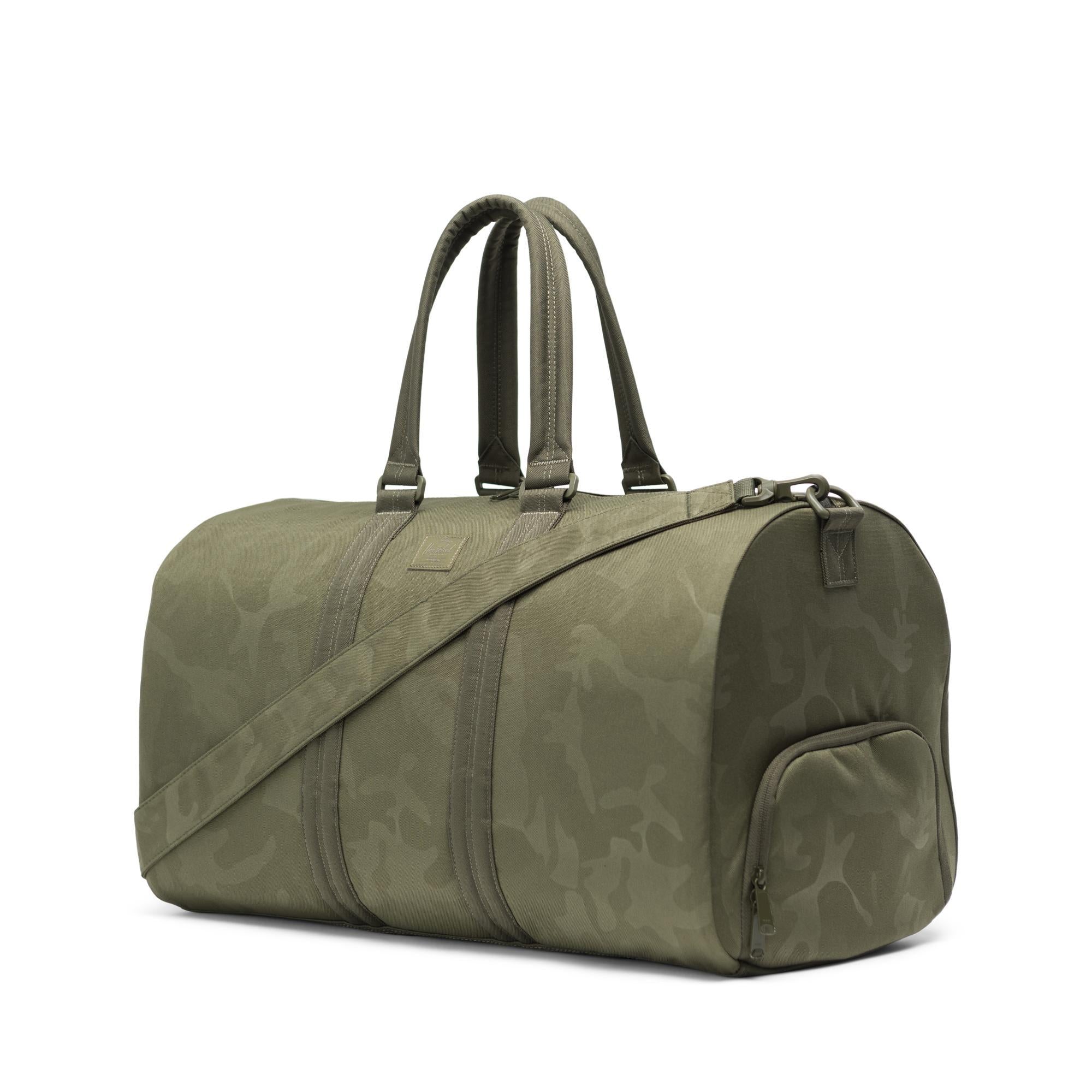 Herschel Delta Novel duffle - olive night/tonal camo — available at Norwood