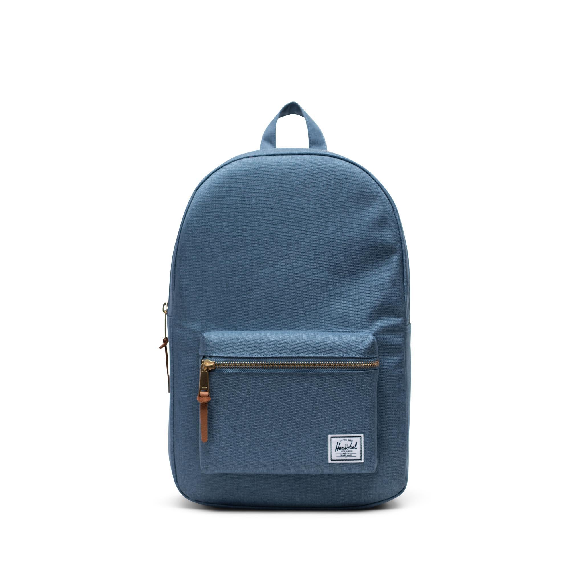 Herschel settlement mid-volume backpack, blue mirage crosshatch — available at Norwood