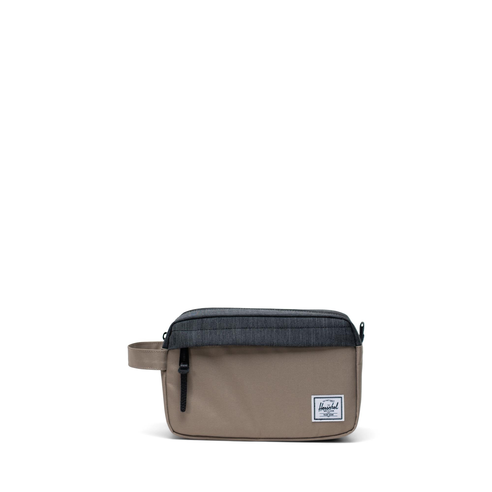 Herschel Chapter, black denim/timberwolf — available at Norwood