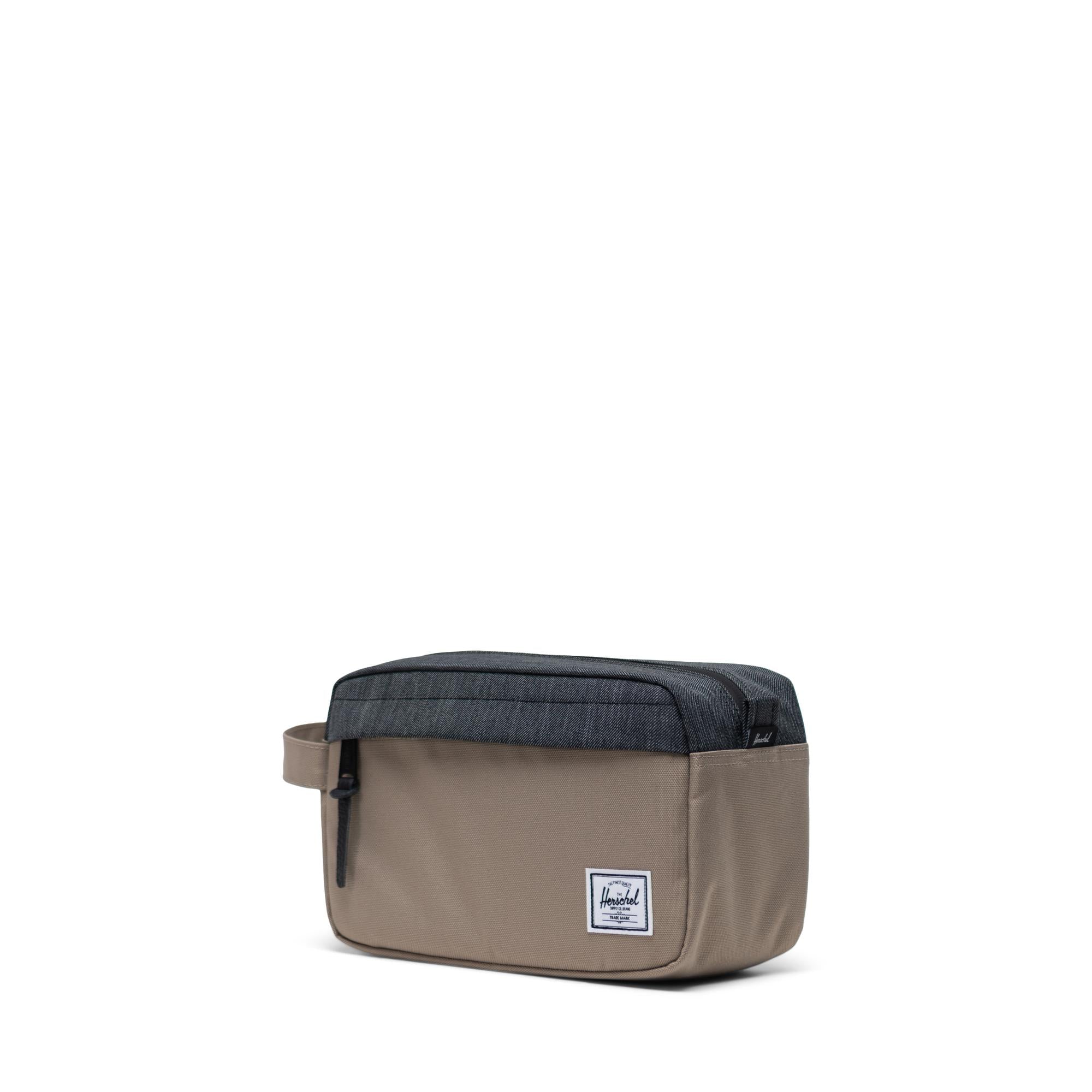 Herschel Chapter, black denim/timberwolf — available at Norwood